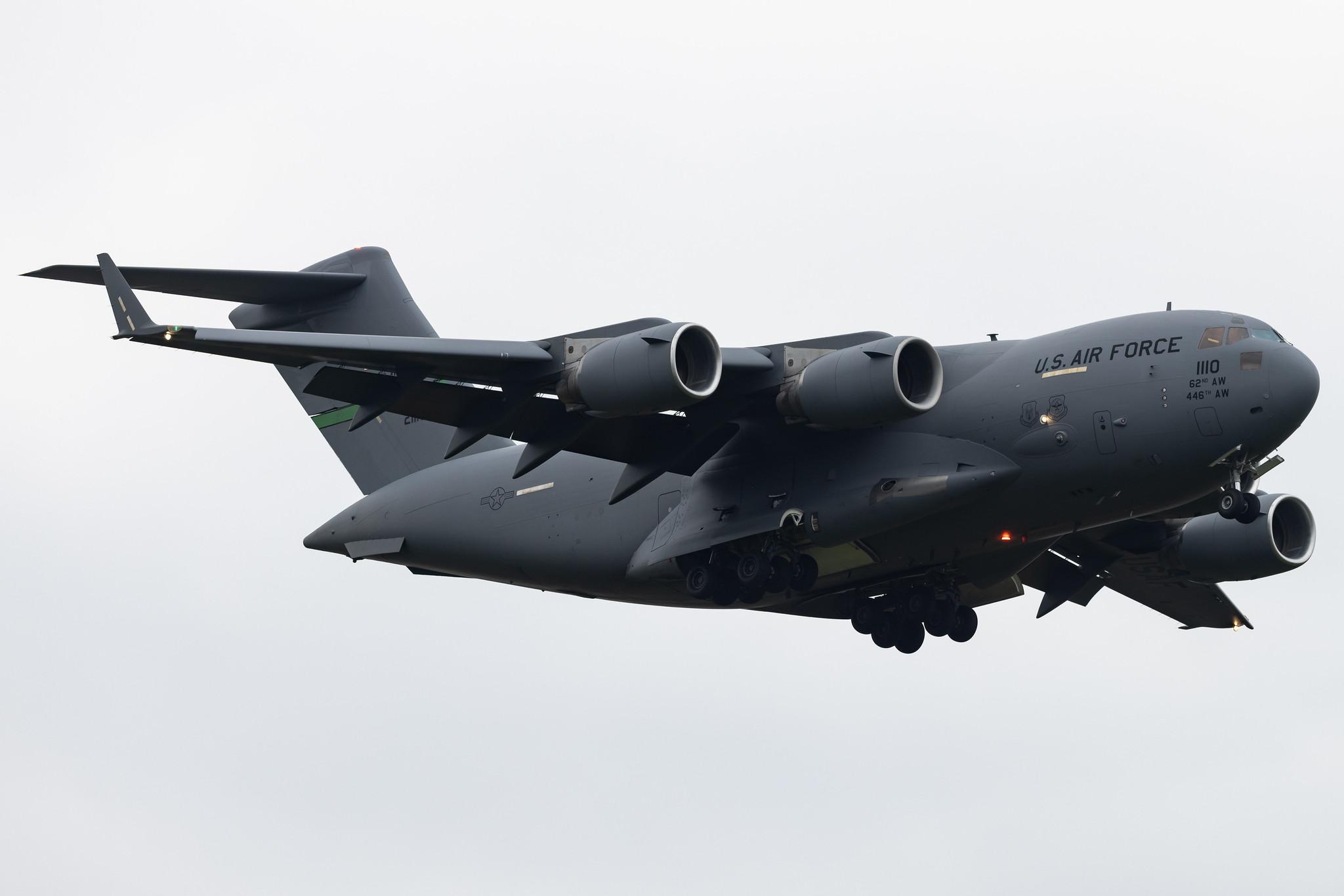 Ramstein Air Base: United States Air Force (USAF) | Boeing C-17A Globemaster III C17 | 02-1110 | MSN P-110