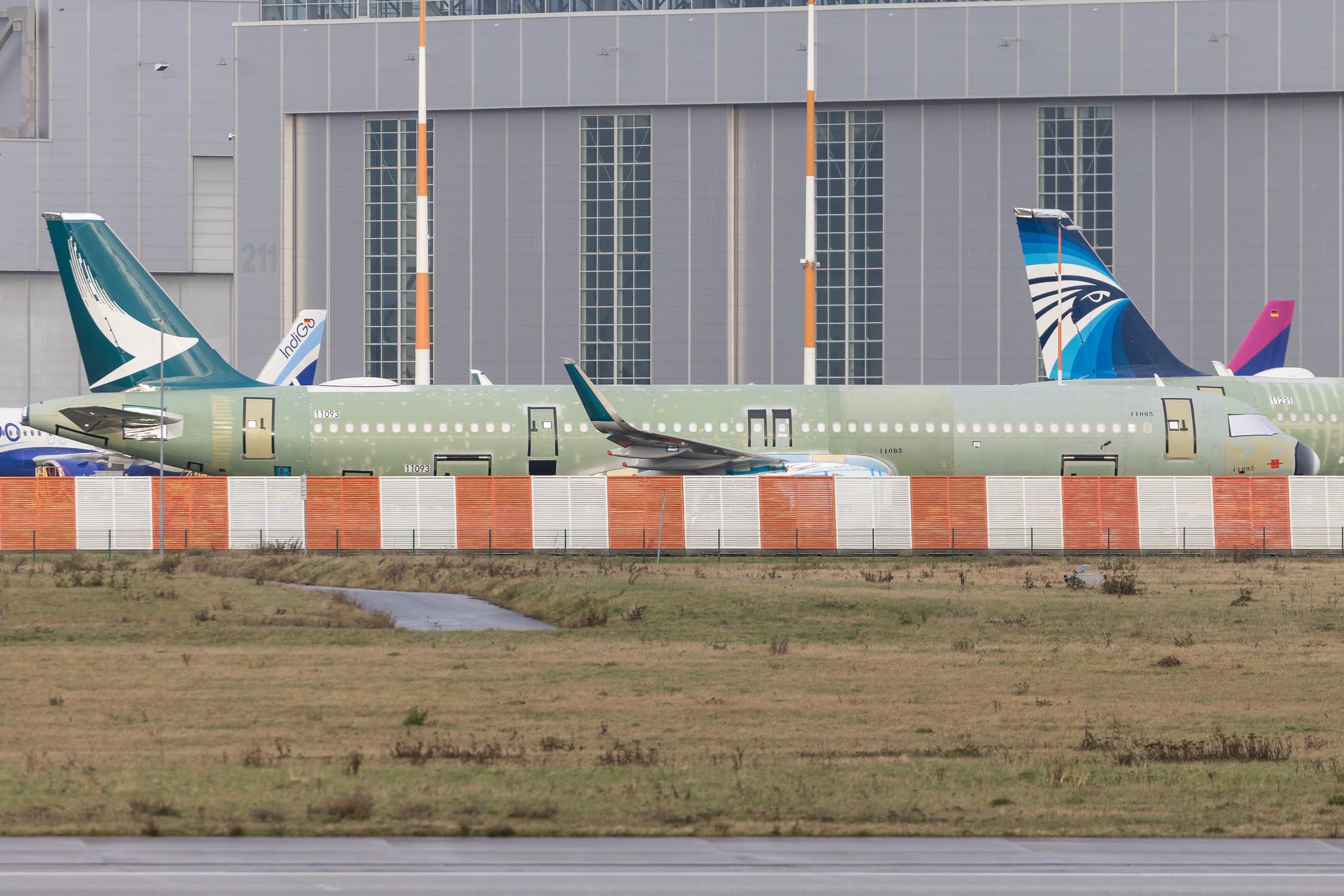 Hamburg Finkenwerder: Cathay Pacific (CX / CPA) | Airbus A321-251NX A21N | D- | B-HPP | MSN 11093