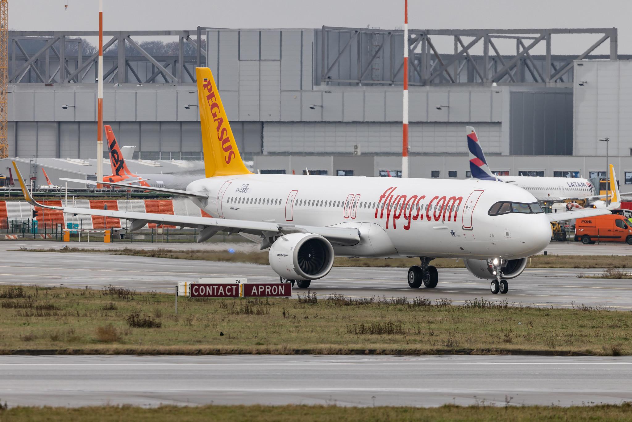 Hamburg Finkenwerder: Pegasus (PC / PGT) | Airbus A321-251NX A21N | D-AXXV | TC-RDB | MSN 11100