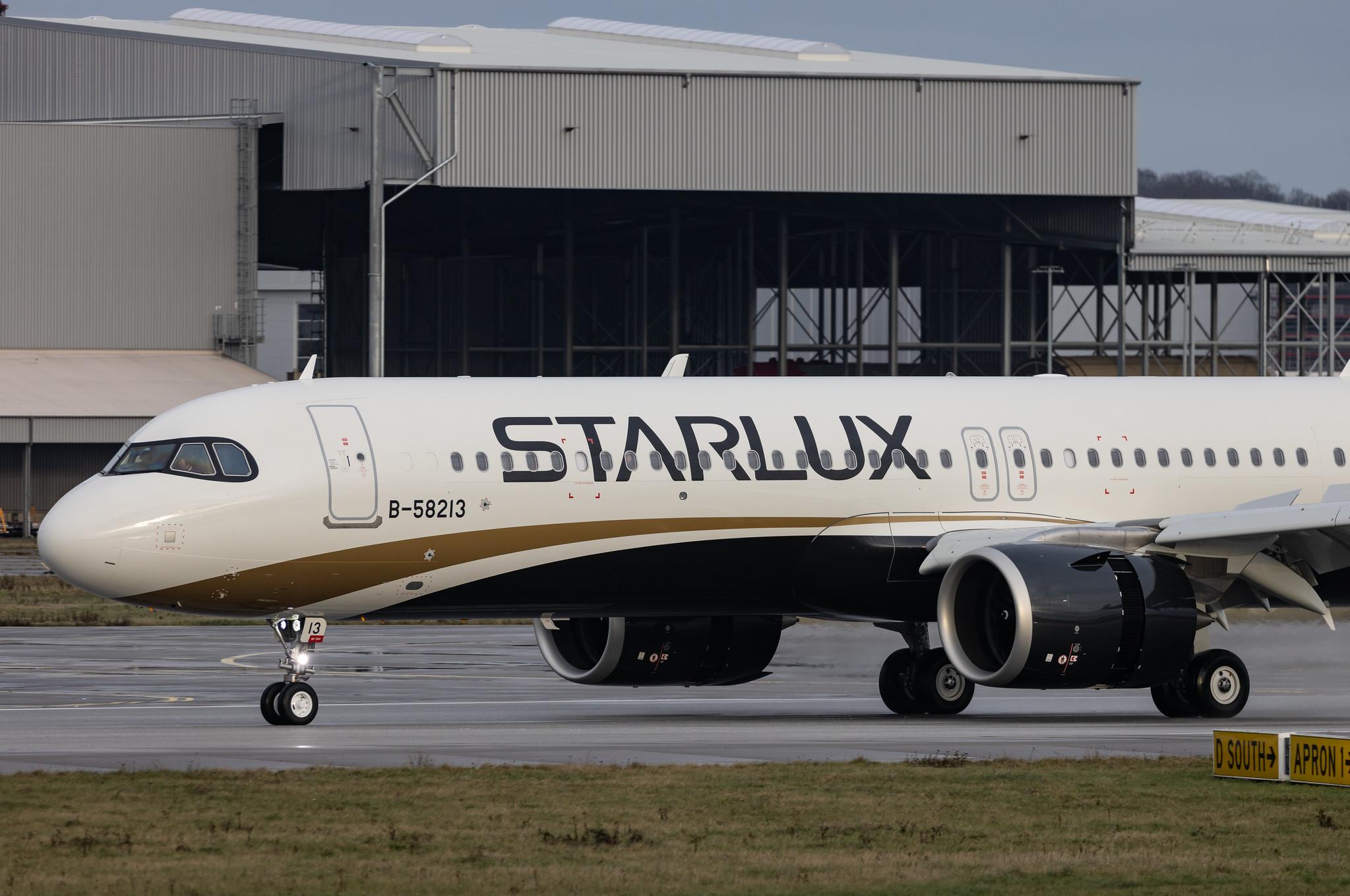 Hamburg Finkenwerder: Starlux Airlines (JX / SJX) | Airbus A321-252NX A21N | D-AZAB | B-58213 | MSN 11068