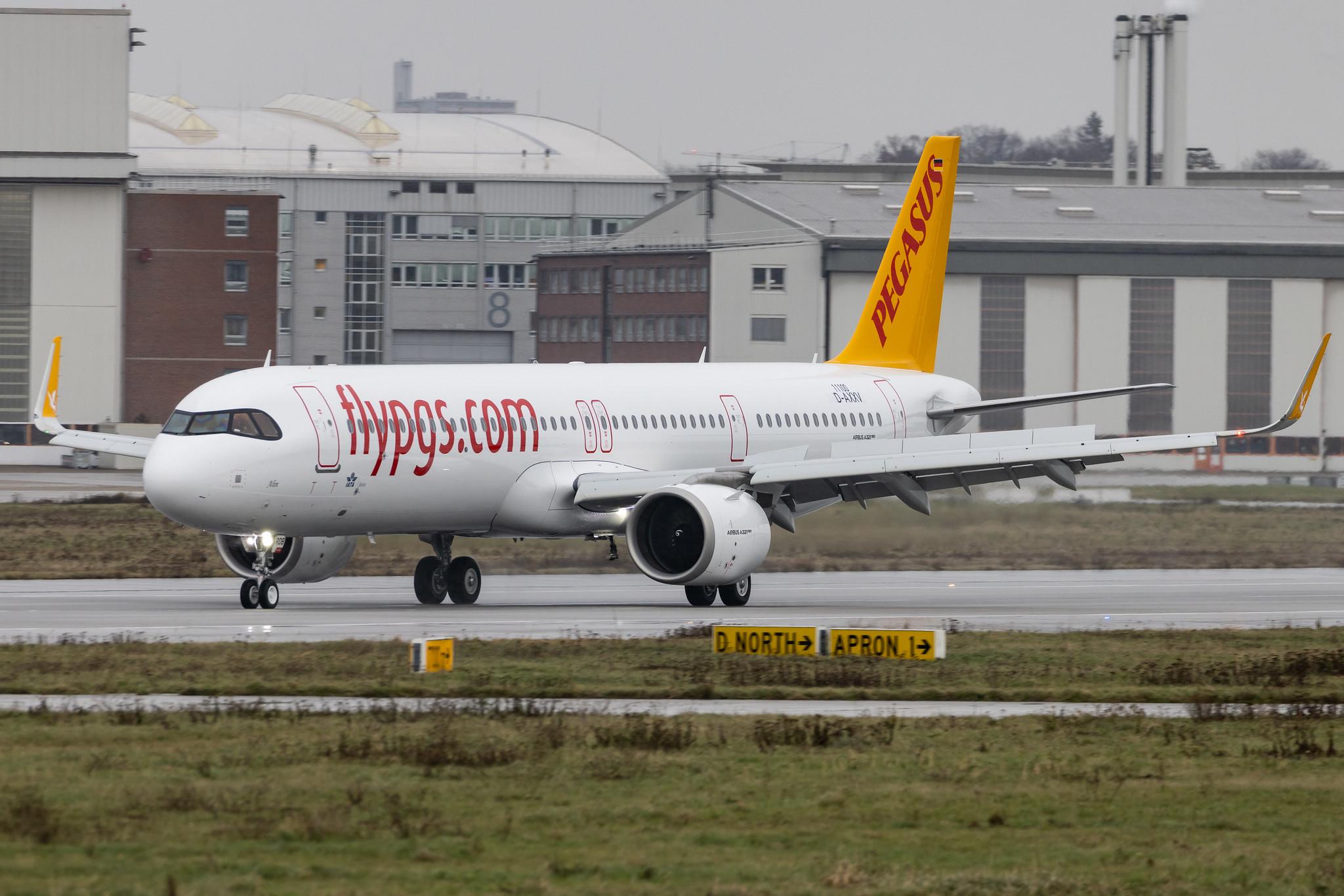 Hamburg Finkenwerder: Pegasus (PC / PGT) | Airbus A321-251NX A21N | D-AXXV | TC-RDB | MSN 11100