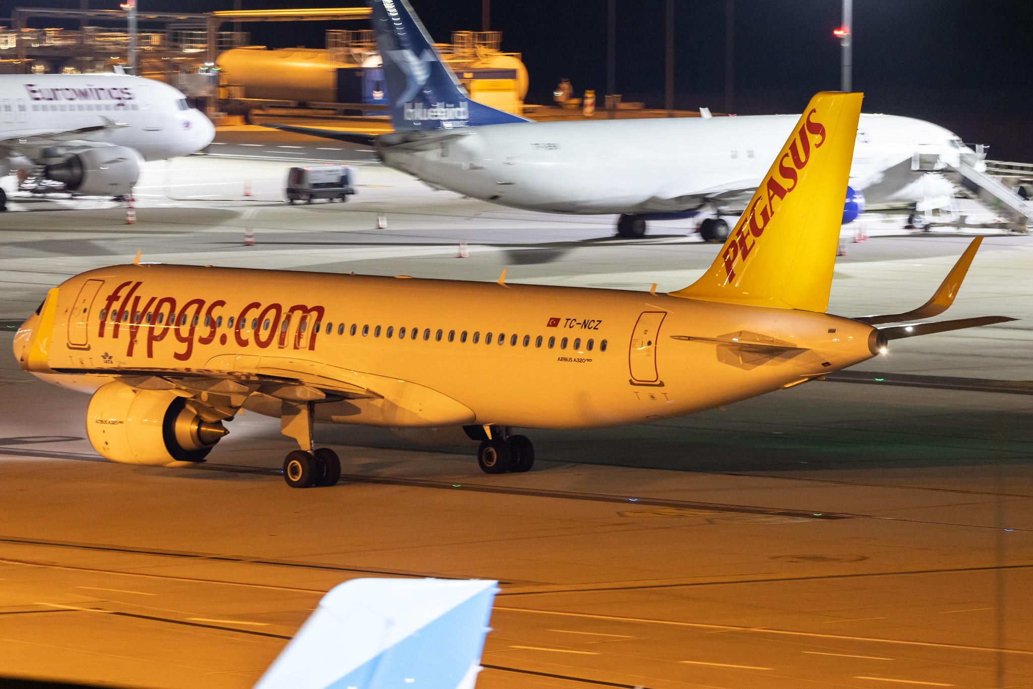 Köln Bonn Airport: Pegasus (PC / PGT) | Operator: Pegasus Airlines | Airbus A320-251N A20N | TC-NCZ | MSN 10527