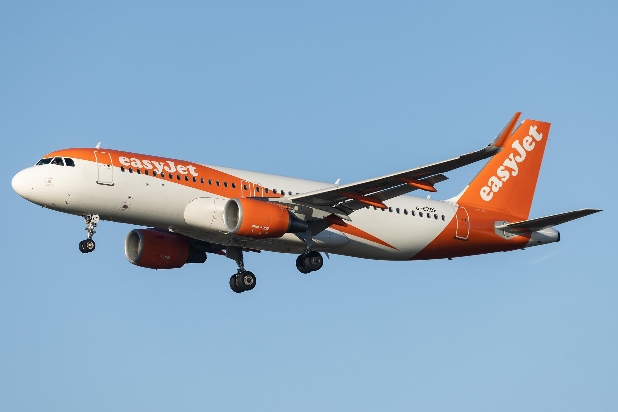 Amsterdam Schiphol: easyJet (U2 / EZY) |  Airbus A320-214 A320 | G-EZOF | MSN 6525