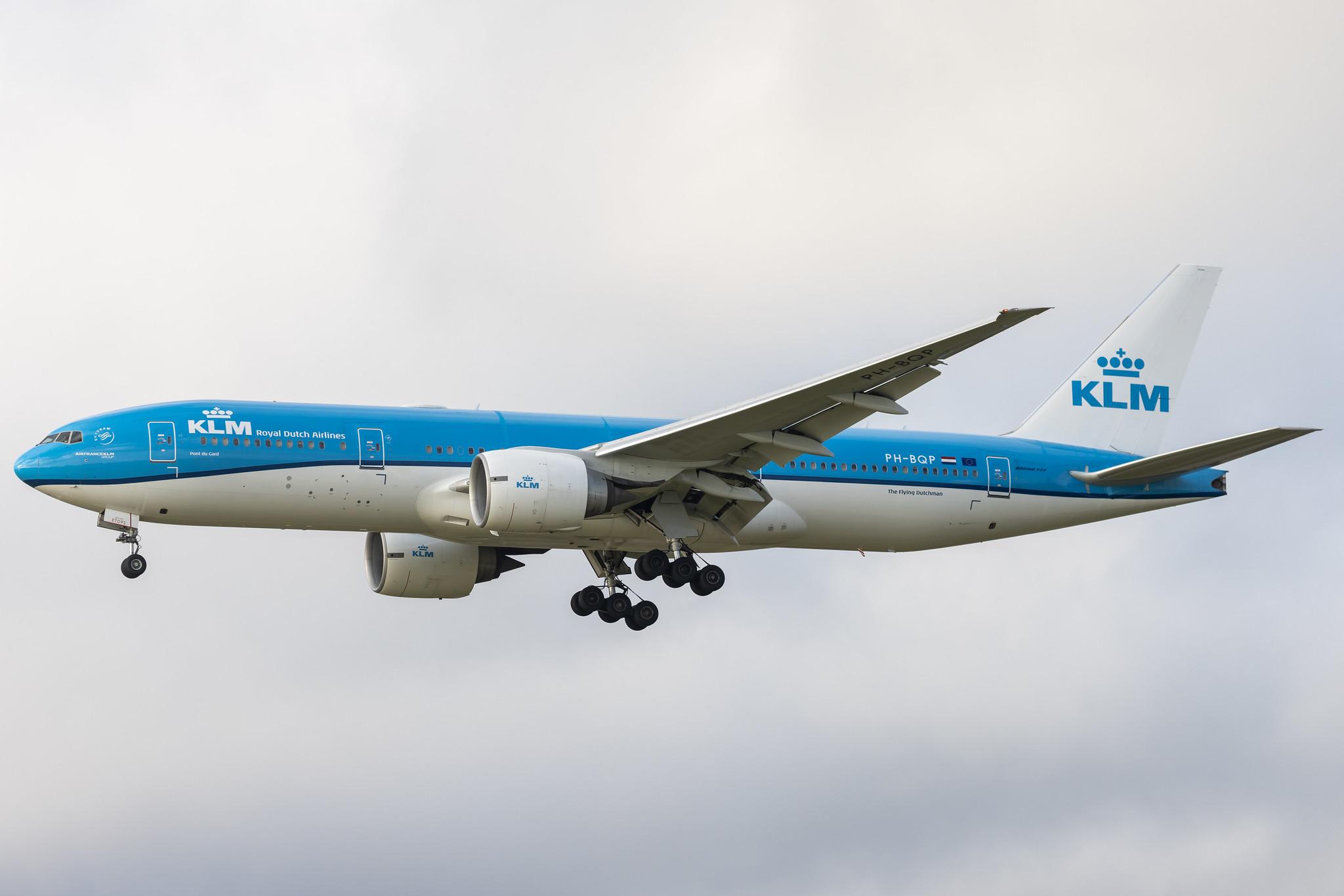 Amsterdam Schiphol: KLM (KL / KLM) | Boeing 777-206(ER) B772 | PH-BQP | MSN 32721
