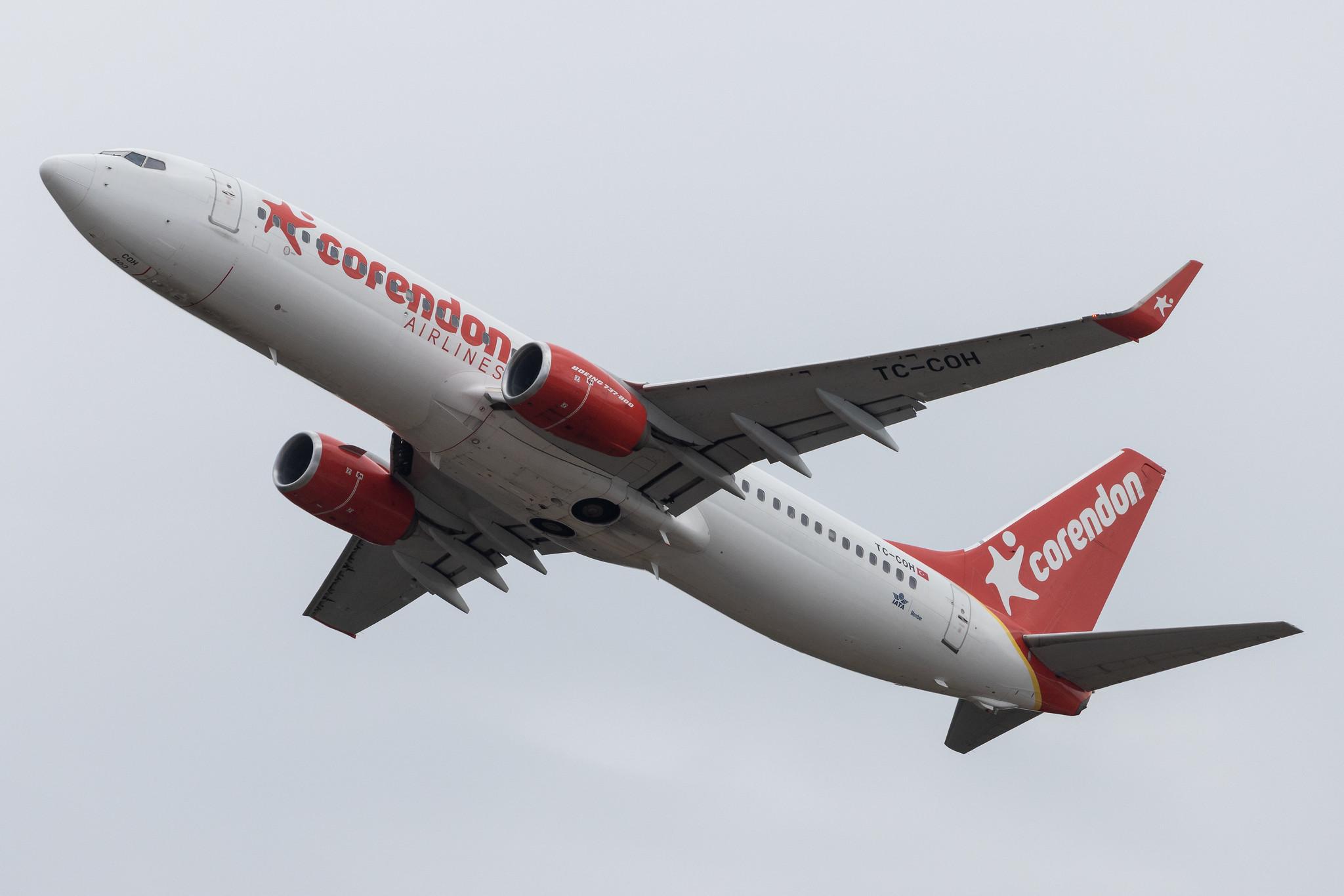 Köln Bonn Airport: Corendon Airlines (XC / CAI) | Boeing 737-8EH B738 | TC-COH | MSN 35850