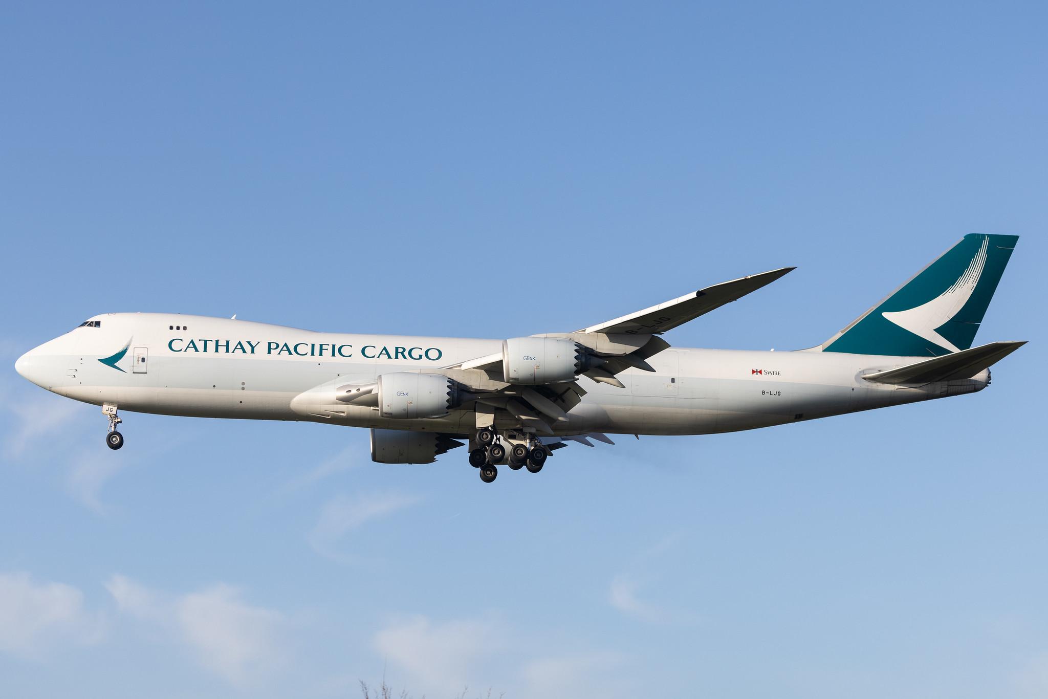 Amsterdam Schiphol: Cathay Pacific Cargo (CX / CPA) | Operator: Cathay Pacific |  Boeing 747-867F B748 | B-LJG | MSN 39244