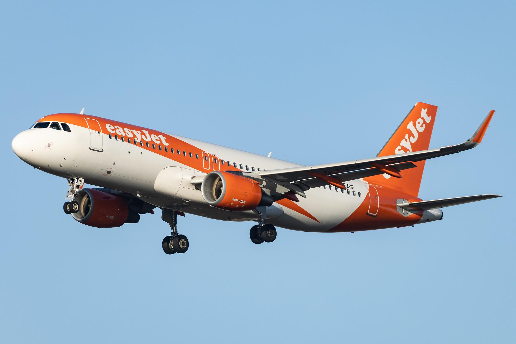 Amsterdam Schiphol: easyJet (U2 / EZY) |  Airbus A320-214 A320 | G-EZOF | MSN 6525