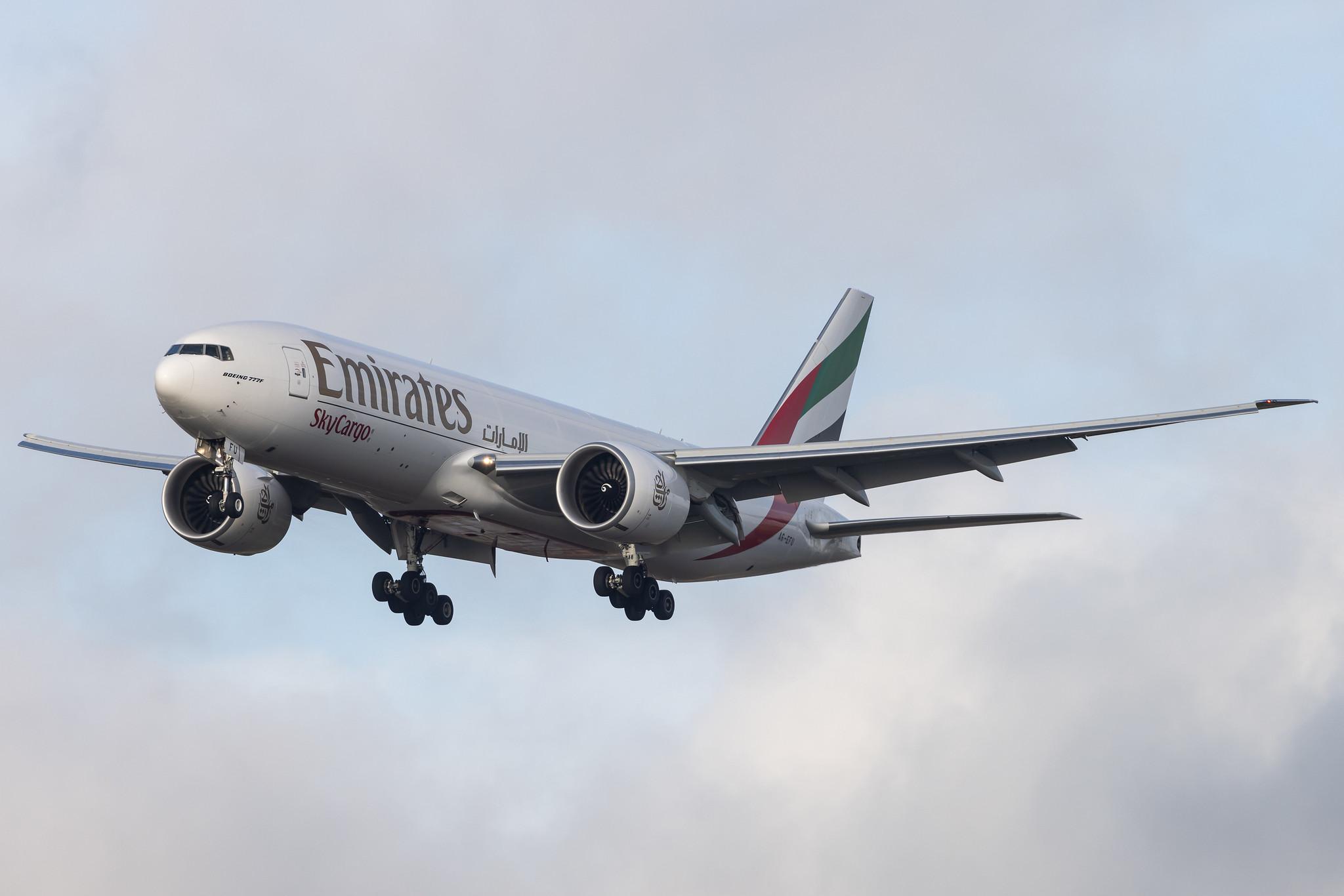 Amsterdam Schiphol: Emirates SkyCargo (EK / UAE) | Operator: Emirates |  Boeing 777-F B77L | A6-EFU | MSN 67463
