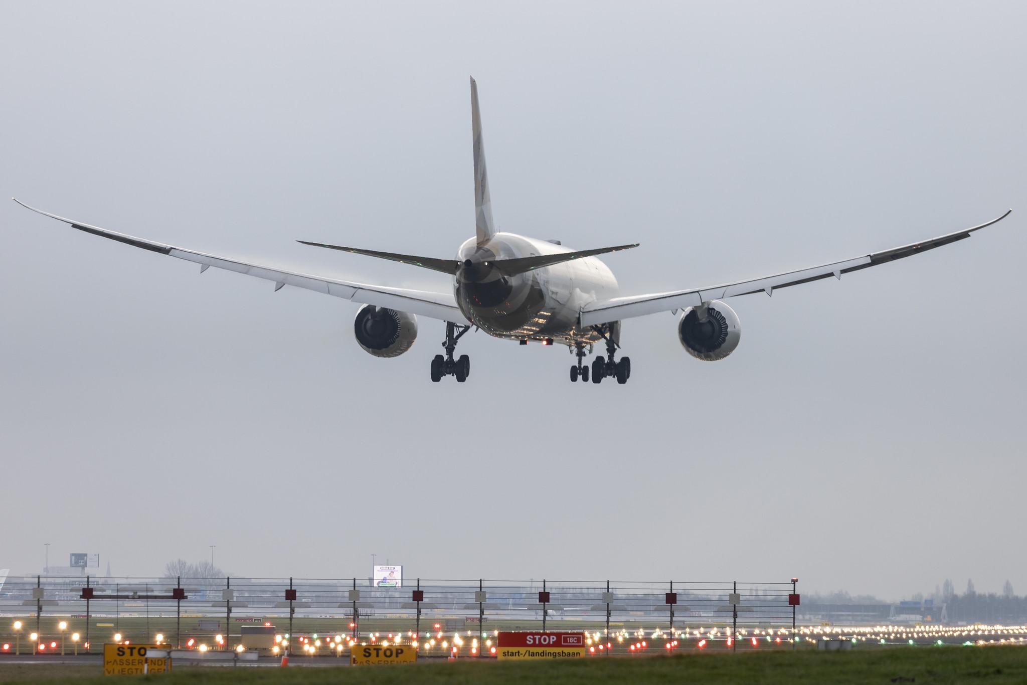 Amsterdam Schiphol: Etihad Airways (EY / ETD) |  Boeing 787-9 Dreamliner B789 | A6-BLP | MSN 39662