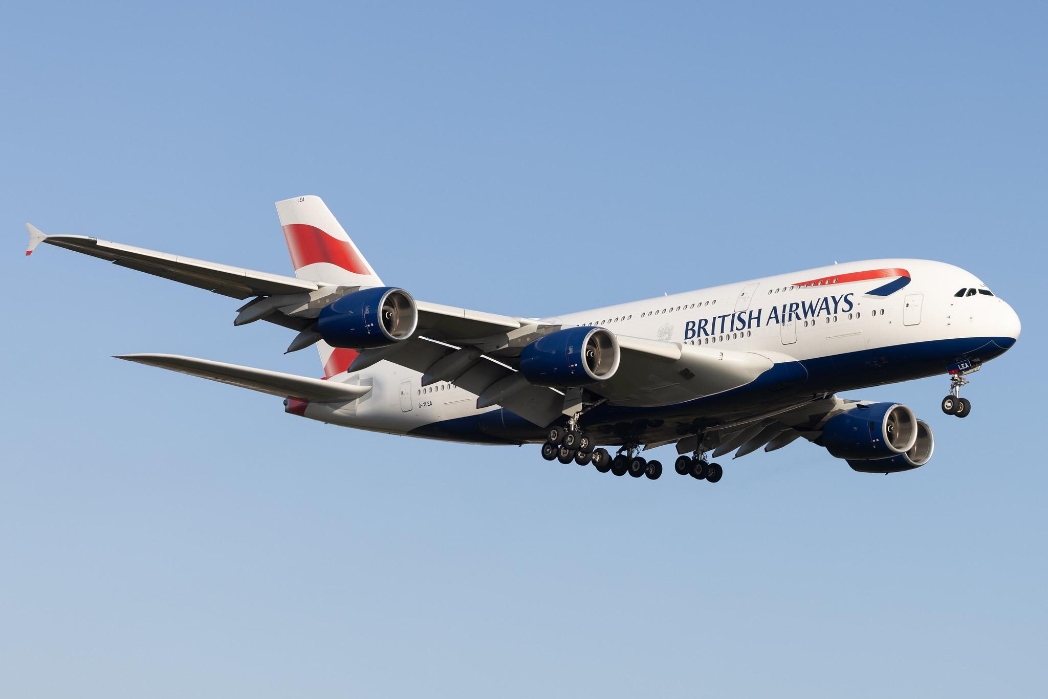 London Heathrow: British Airways (BA / BAW) |  Airbus A380-841 A388 | G-XLEA | MSN 095