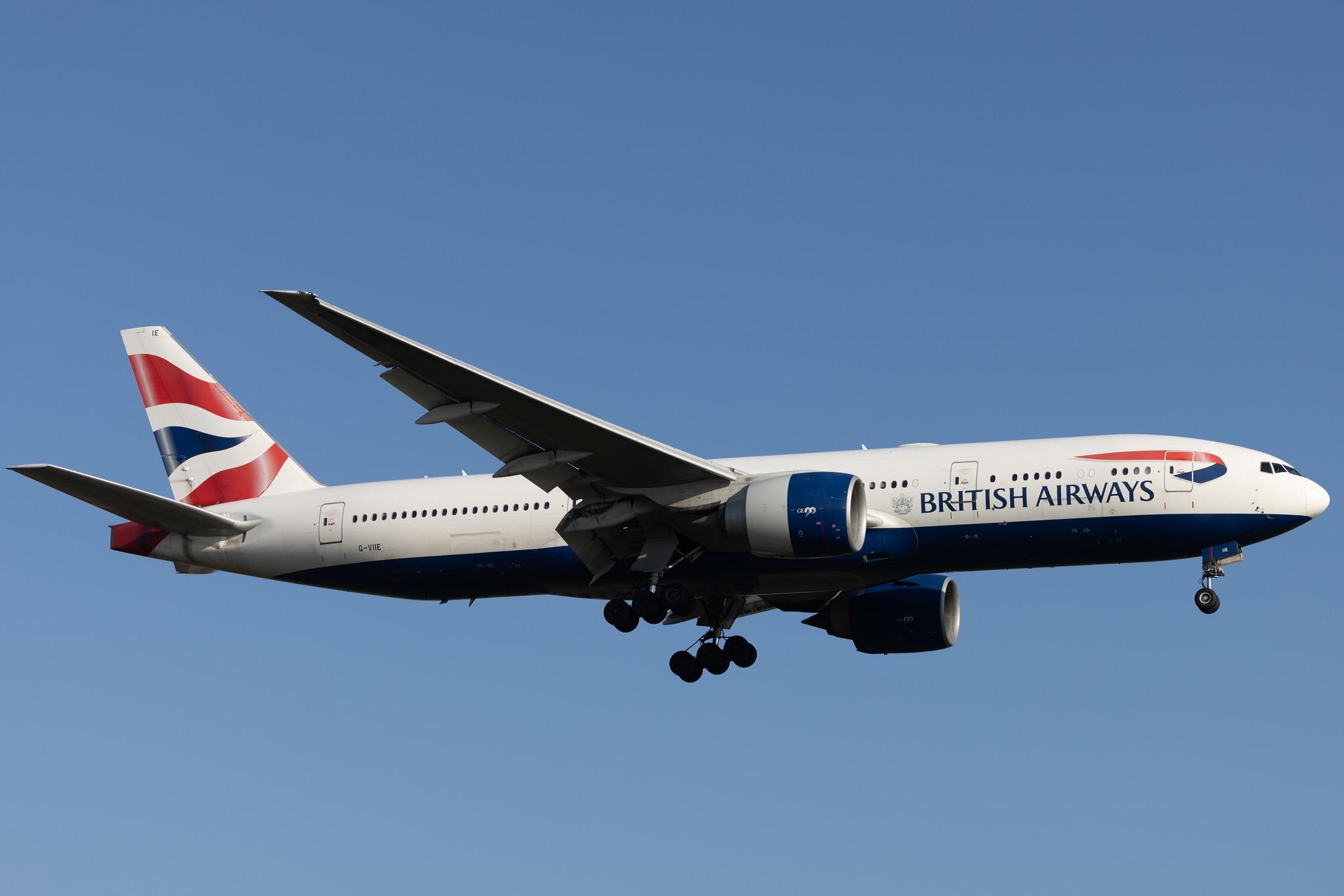 London Heathrow: British Airways (BA / BAW) |  Boeing 777-236(ER) B772 | G-VIIE | MSN 27487