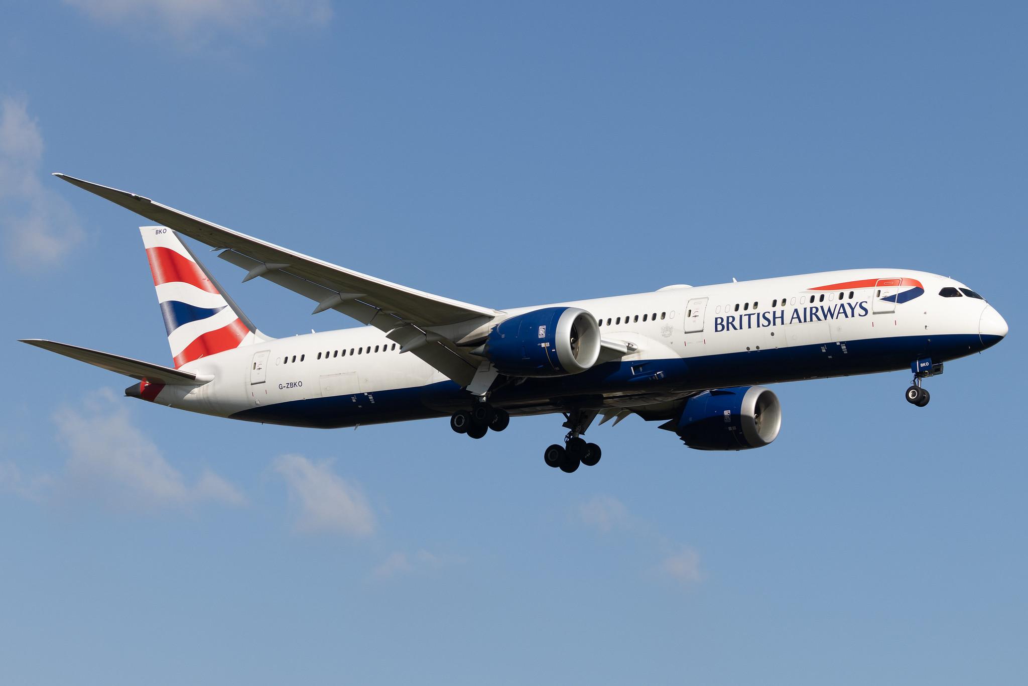 London Heathrow: British Airways (BA / BAW) |  Boeing 787-9 Dreamliner B789 | G-ZBKO | MSN 38631