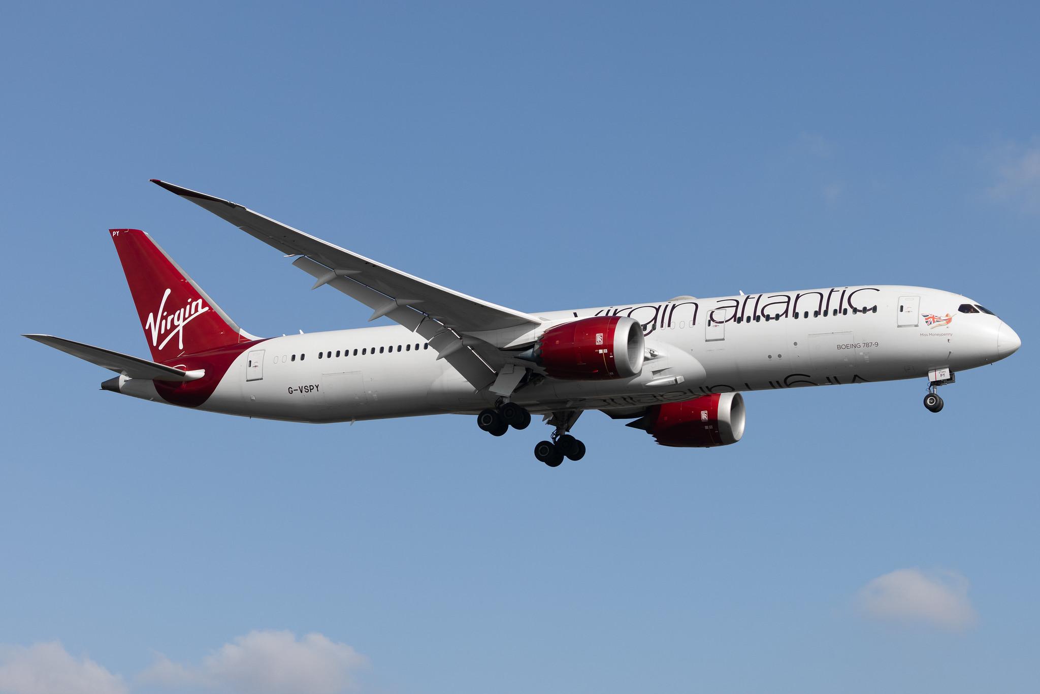 London Heathrow: Virgin Atlantic (VS / VIR) | Boeing 787-9 Dreamliner B789 | G-VSPY | MSN 37973