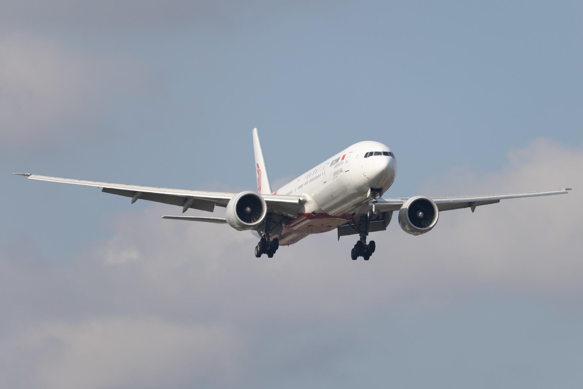 London Heathrow: Air China (CA / CCA) |  Livery: 50° Anniversaire Chine-France Livery |  Boeing 777-39L(ER) B77W | B-2047 | MSN 60374