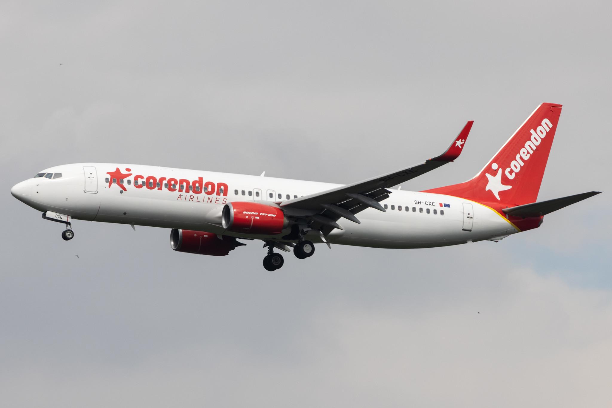 Köln Bonn Airport: Corendon Airlines (XC / CAI) | Operator: Corendon Airlines Europe | Boeing 737-8GP B738 | 9H-CXE | MSN 38316