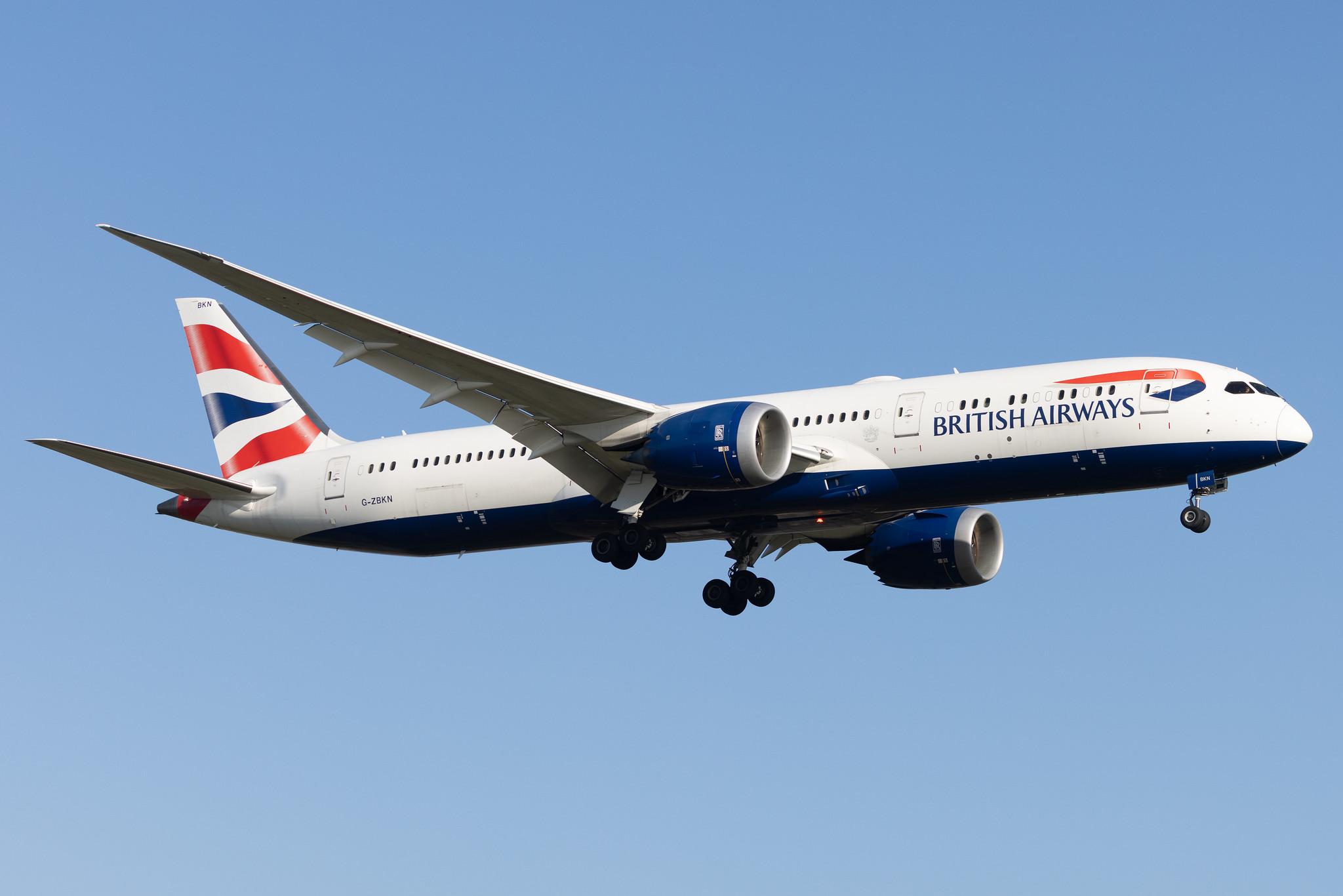 London Heathrow: British Airways (BA / BAW) |  Boeing 787-9 Dreamliner B789 | G-ZBKN | MSN 38630