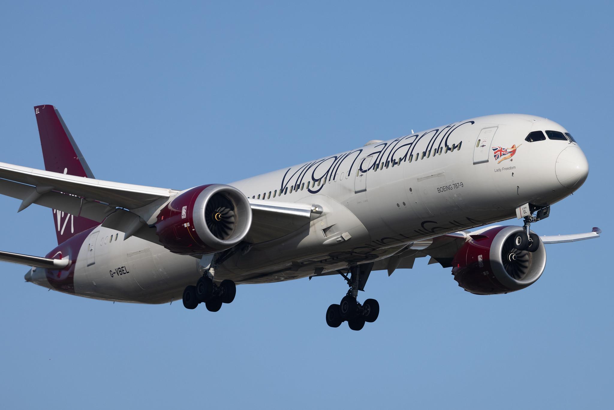 London Heathrow: Virgin Atlantic (VS / VIR) |  Boeing 787-9 Dreamliner B789 | G-VBEL | MSN 37980