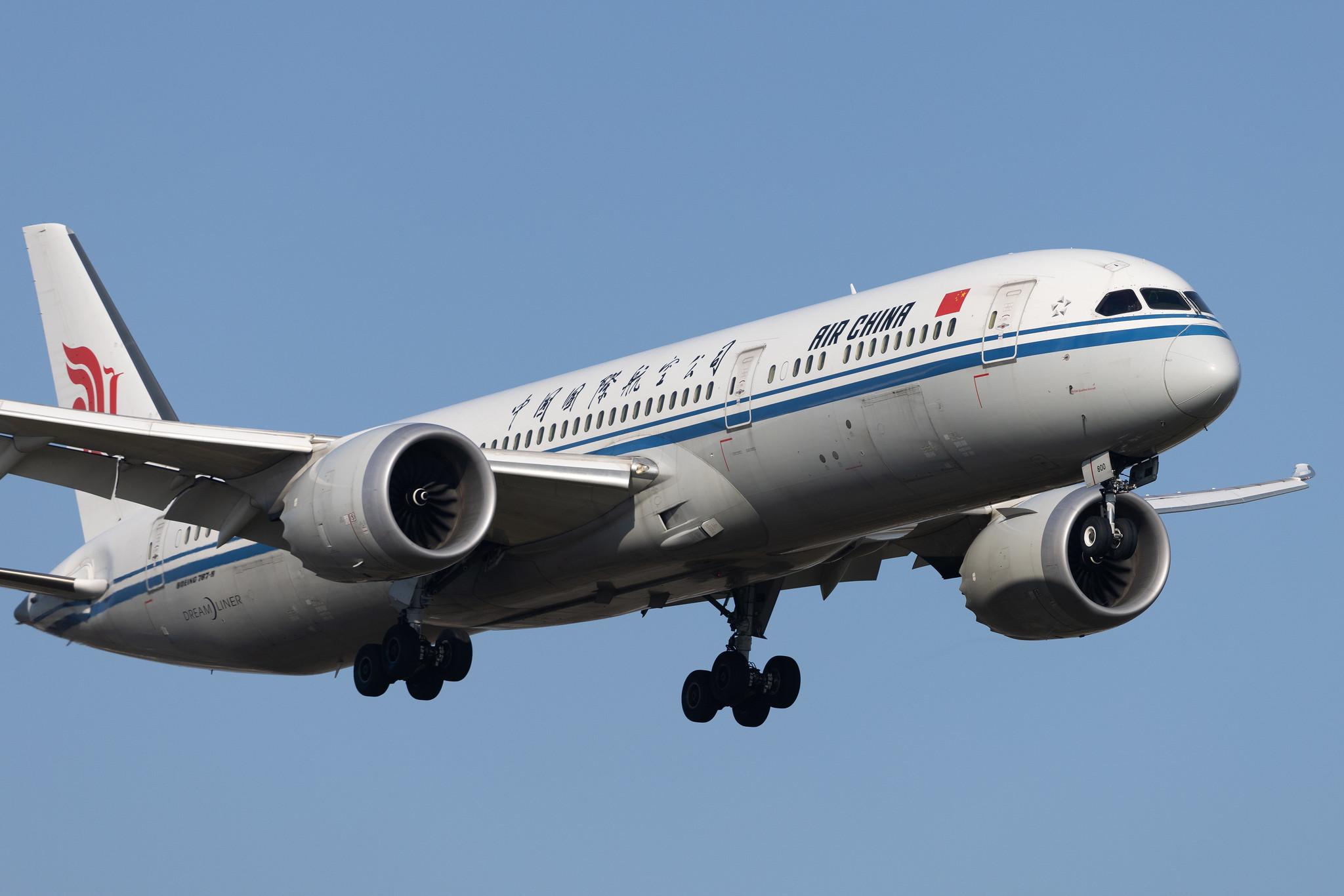 London Heathrow: Air China (CA / CCA) |  Boeing 787-9 Dreamliner B789 | B-7800 | MSN 34308