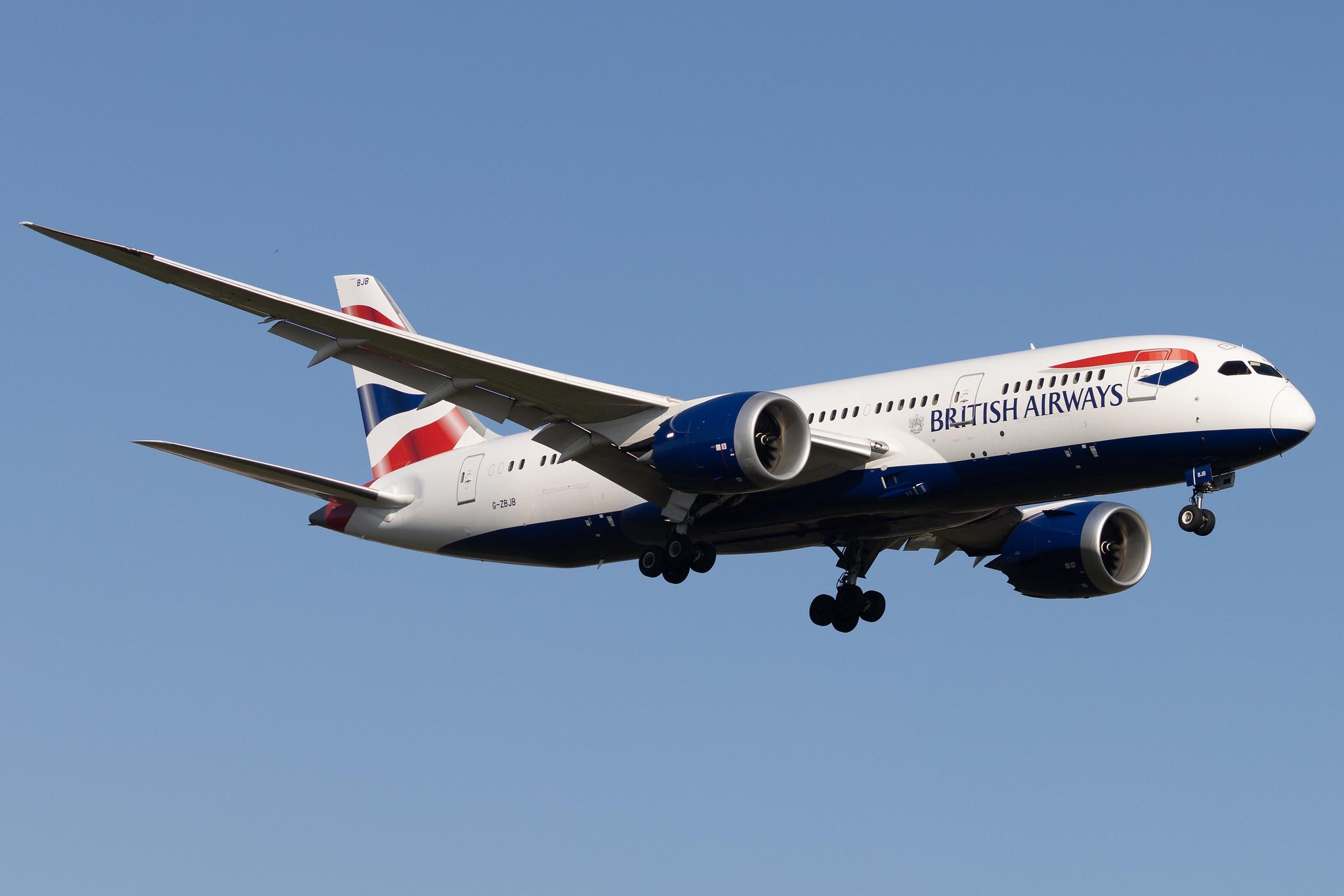 London Heathrow: British Airways (BA / BAW) |  Boeing 787-8 Dreamliner B788 | G-ZBJB | MSN 38610