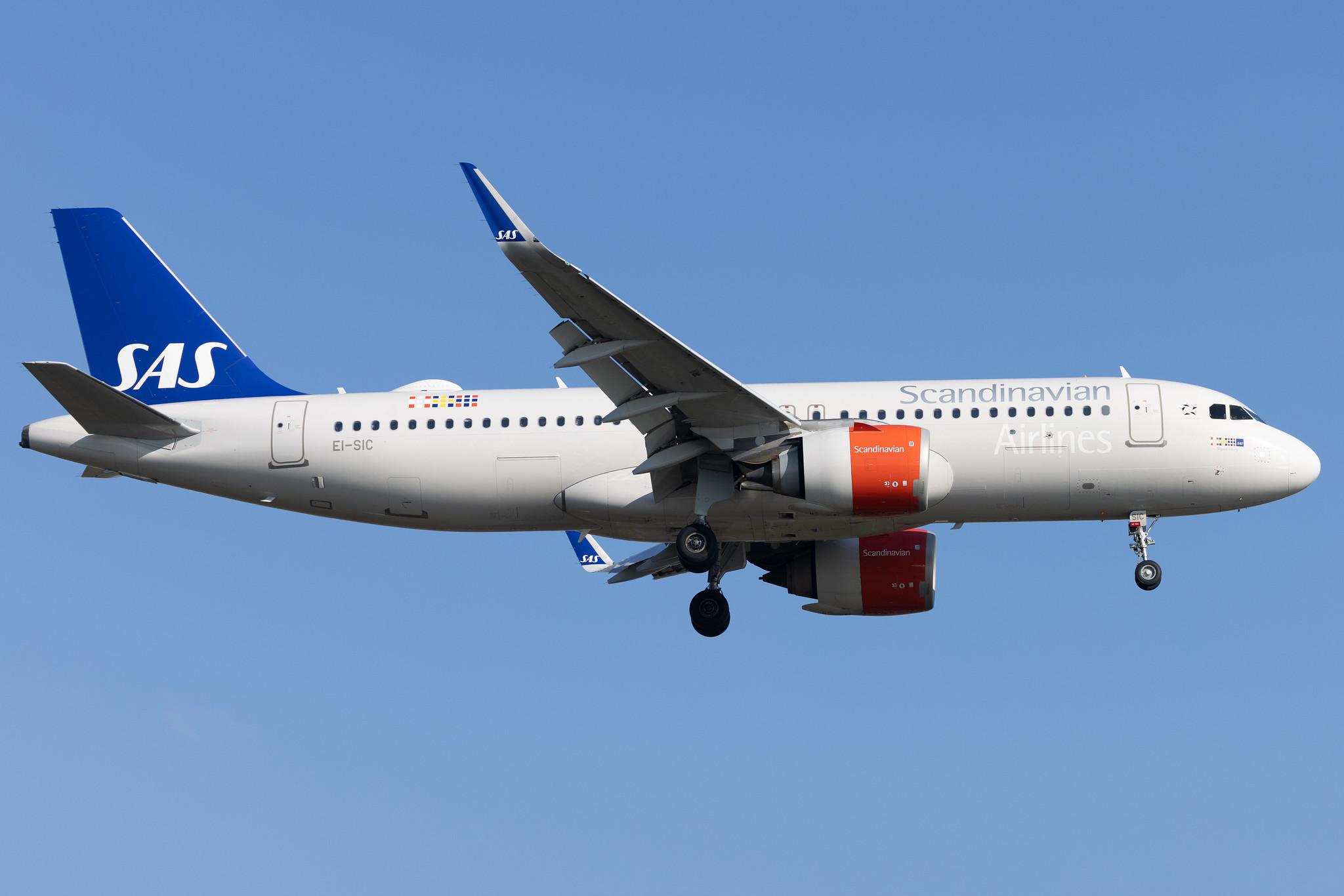 London Heathrow: SAS (SK / SAS) | Operator: SAS Connect |   A20N | EI-SIC | MSN 7979