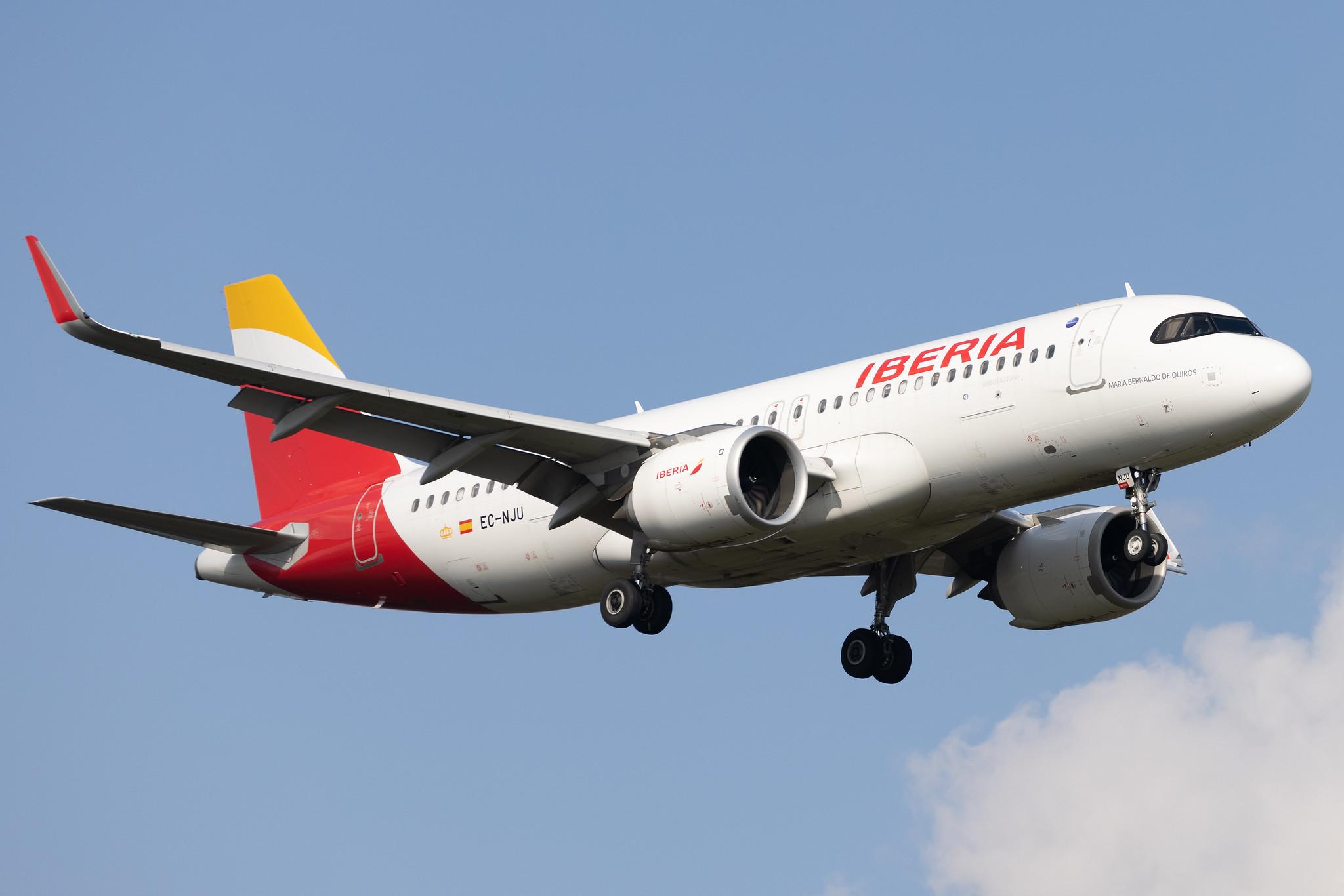 London Heathrow: Iberia (IB / IBE) | Airbus A320-251N A20N | EC-NJU | MSN 10065