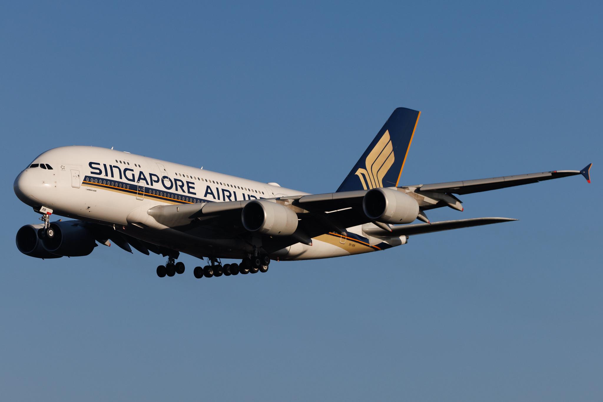 Frankfurt Airport: Singapore Airlines (SQ / SIA) |  Airbus A380-841 A388 | 9V-SKN | MSN 071