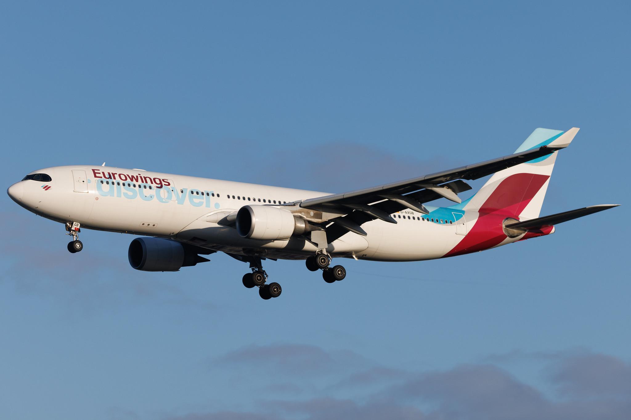 Frankfurt Airport: Eurowings Discover (4Y / OCN) | Airbus A330-203 A332 | D-AXGB | MSN 0684