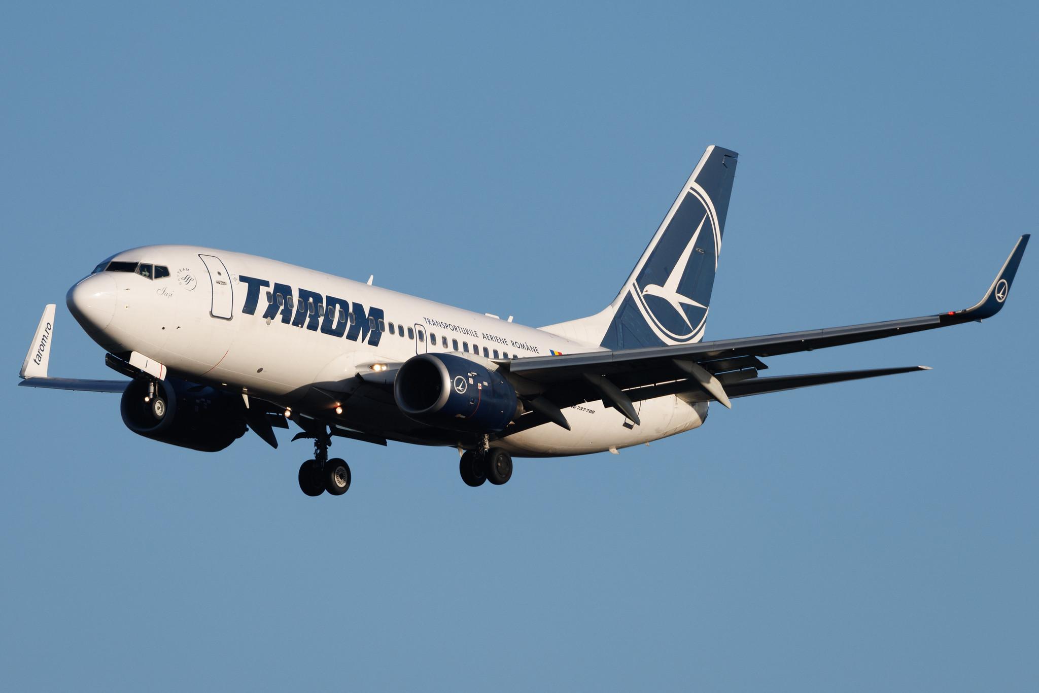 Frankfurt Airport: Tarom (RO / ROT) |  Boeing 737-78J B737 | YR-BGI | MSN 28439