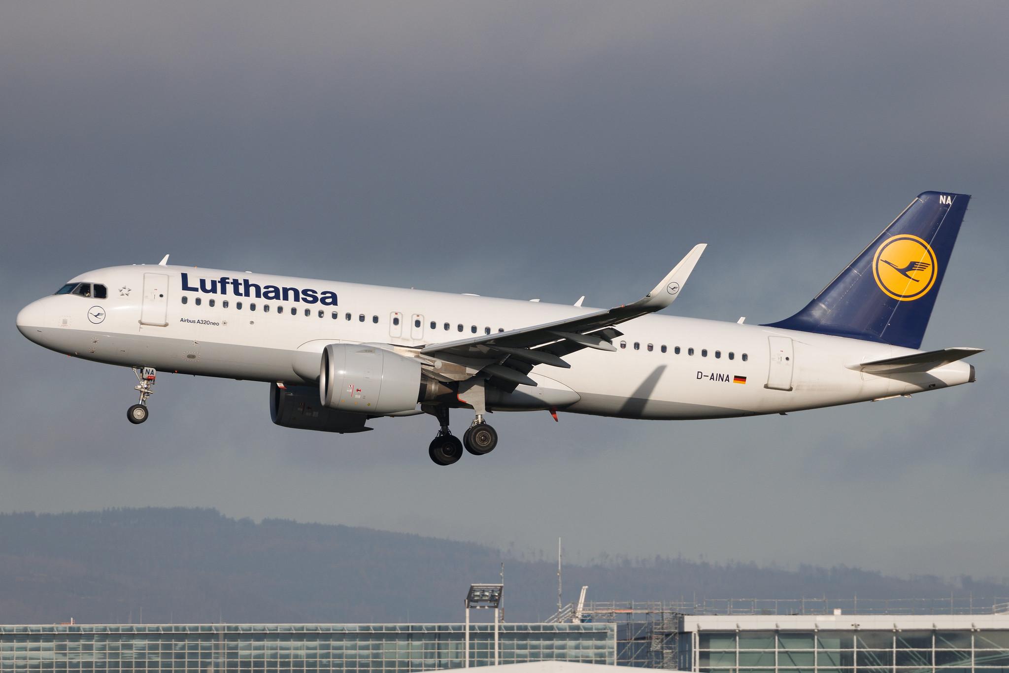 Frankfurt Airport: Lufthansa (LH / DLH) | Airbus A320-271N A20N | D-AINA | MSN 6801