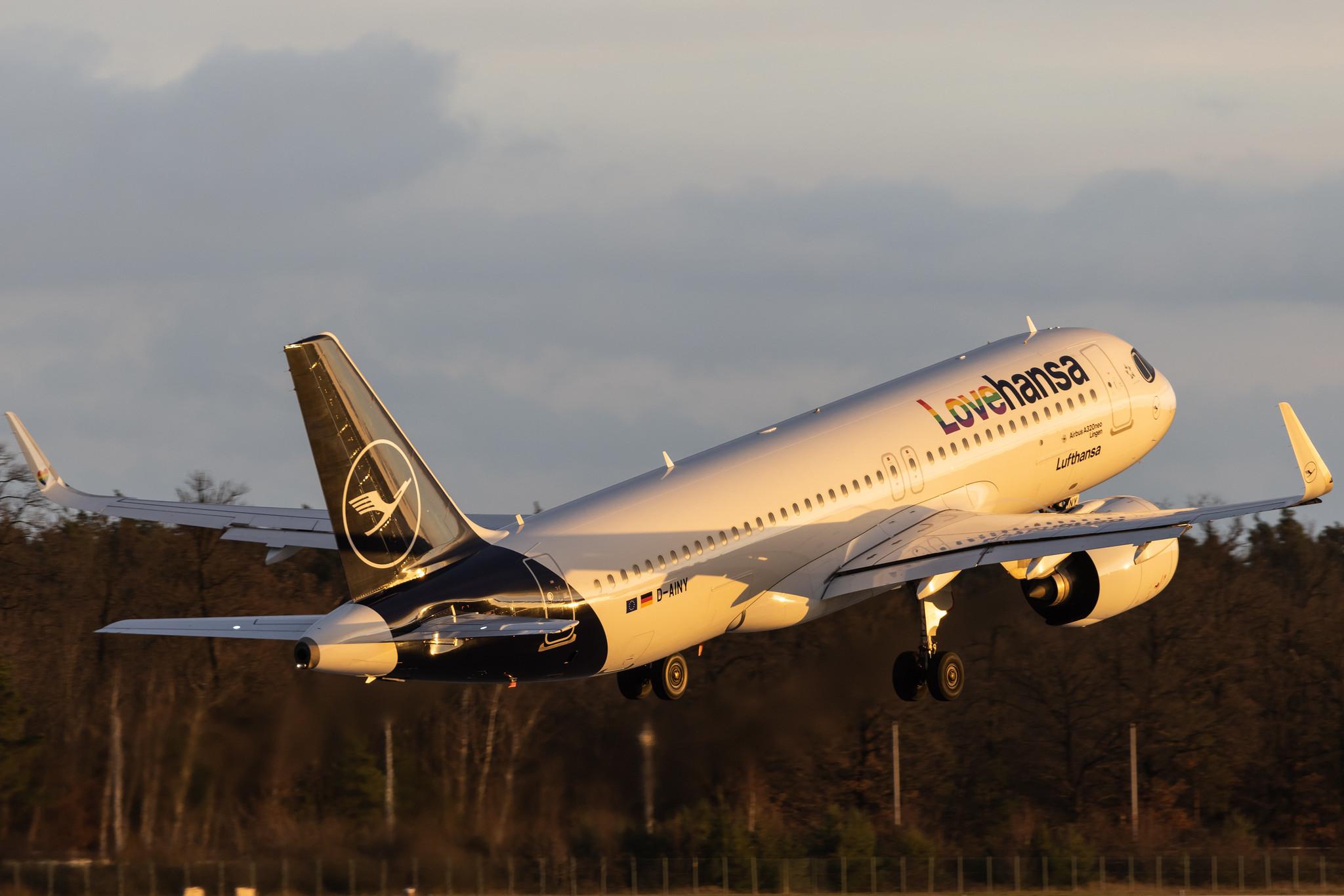 Frankfurt Airport: Lufthansa (LH / DLH) | Livery: Lovehansa Livery | Airbus A320-271N A20N | D-AINY | MSN 9453