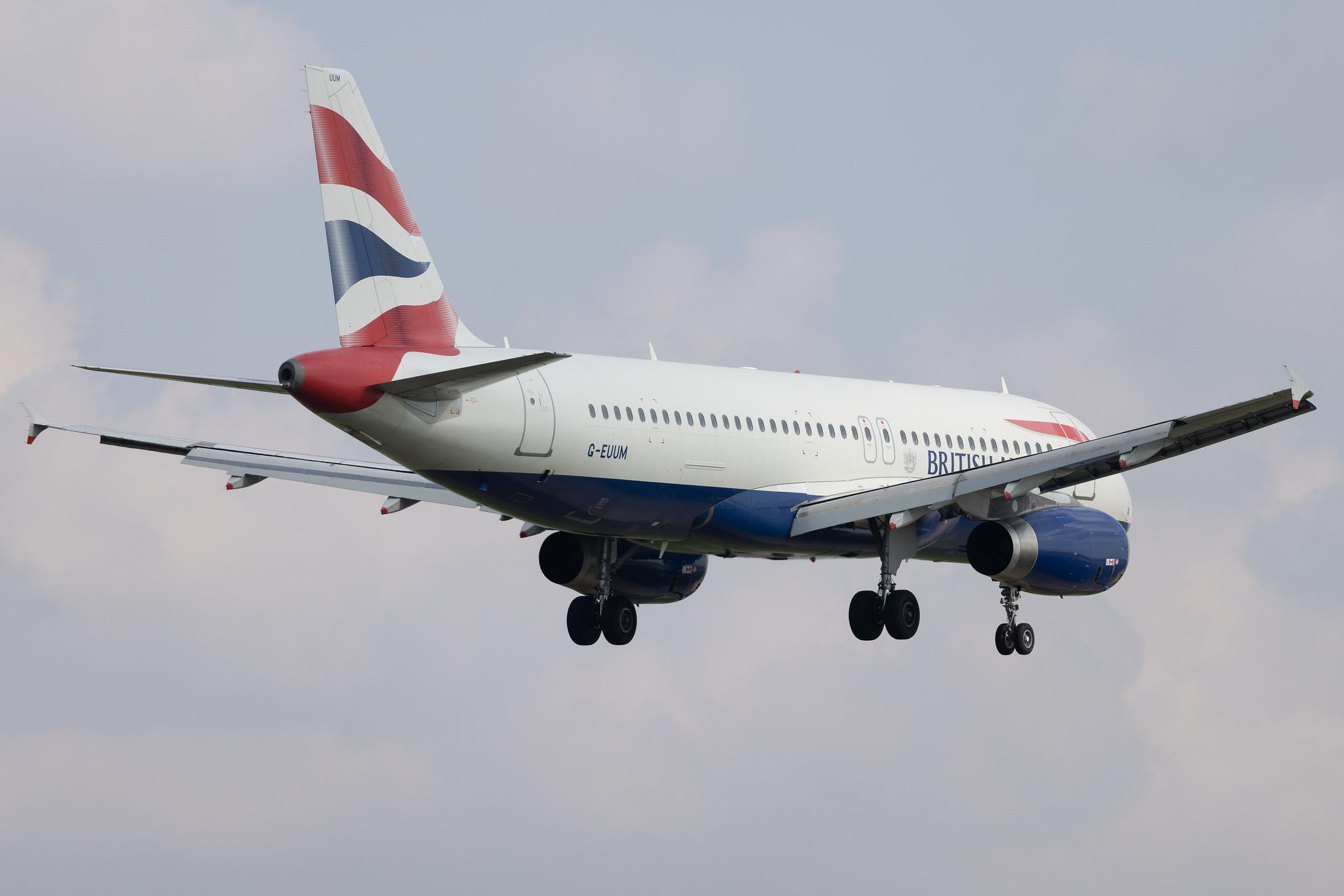 London Heathrow: British Airways (BA / BAW) | Airbus A320-232 A320 | G-EUUM | MSN 1907
