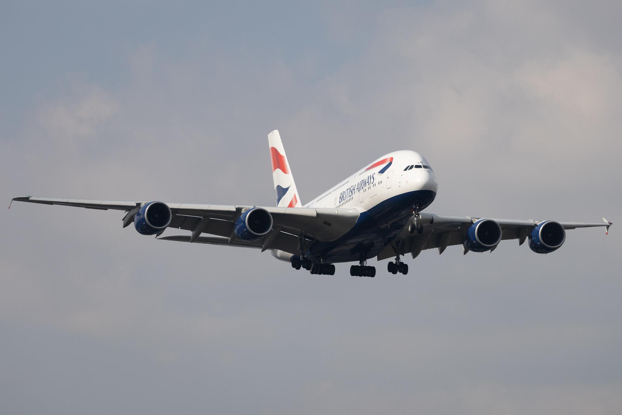London Heathrow: British Airways (BA / BAW) | Airbus A380-841 A388 | G-XLEI | MSN 173