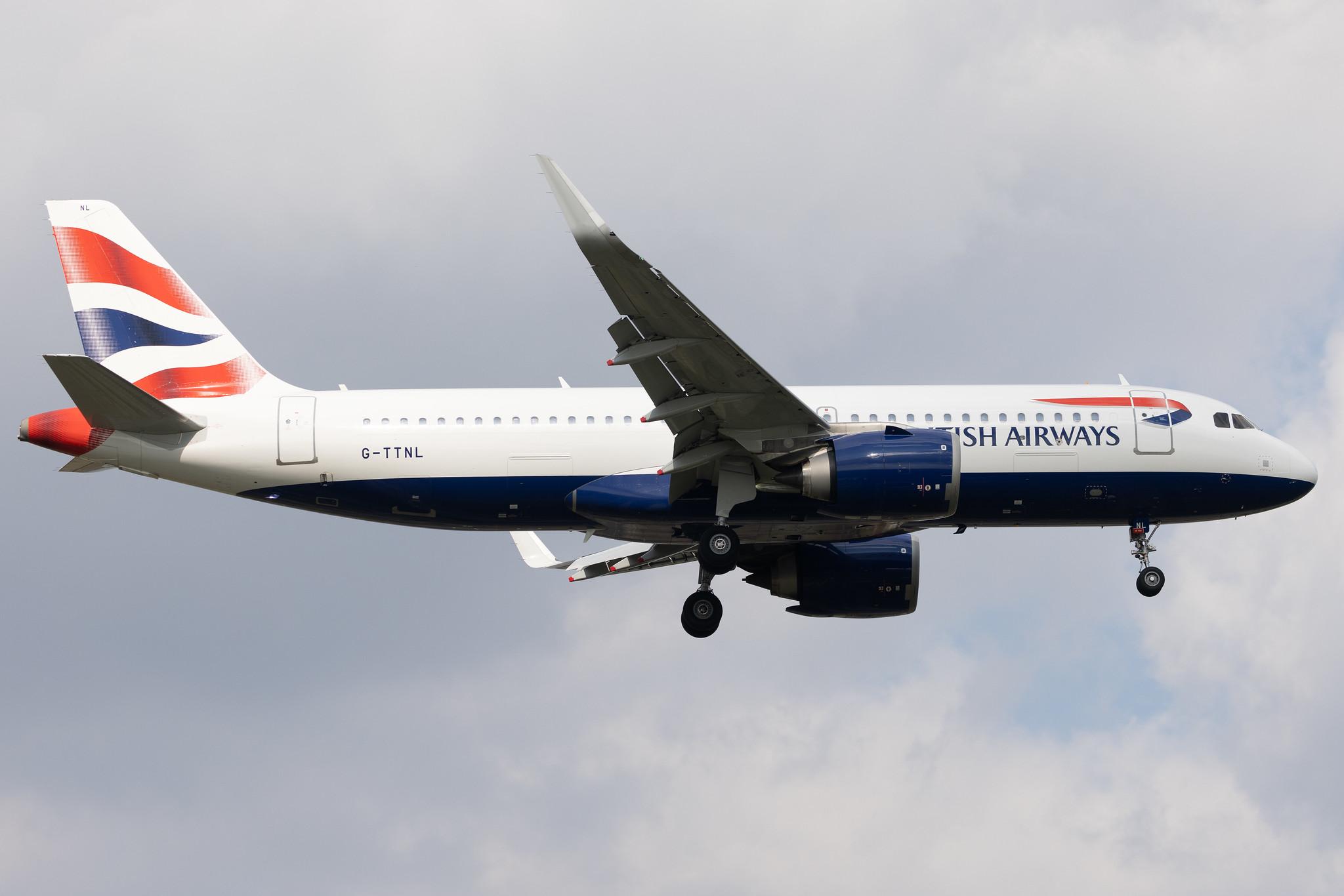 London Heathrow: British Airways (BA / BAW) | Airbus A320-251N A20N | G-TTNL | MSN 9585