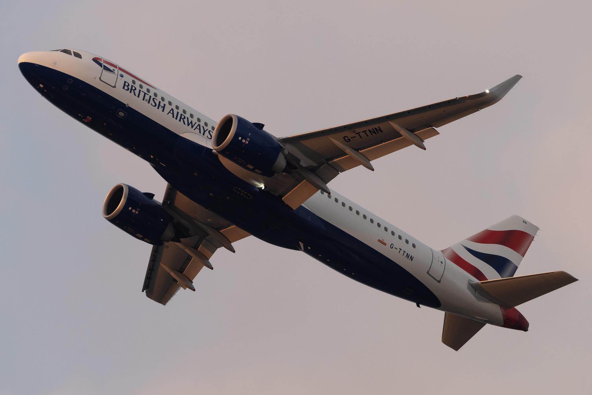London Heathrow: British Airways (BA / BAW) | Airbus A320-251N A20N | G-TTNN | MSN 10344