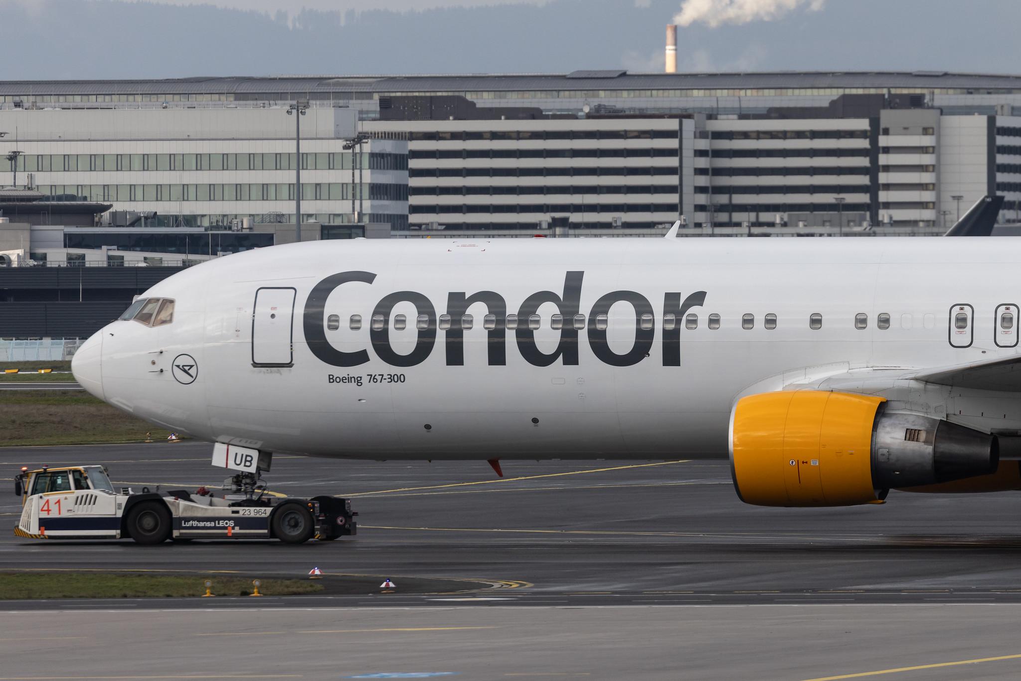 Frankfurt Airport: Condor (DE / CFG) | Boeing 767-330(ER) B763 | D-ABUB | MSN 26987