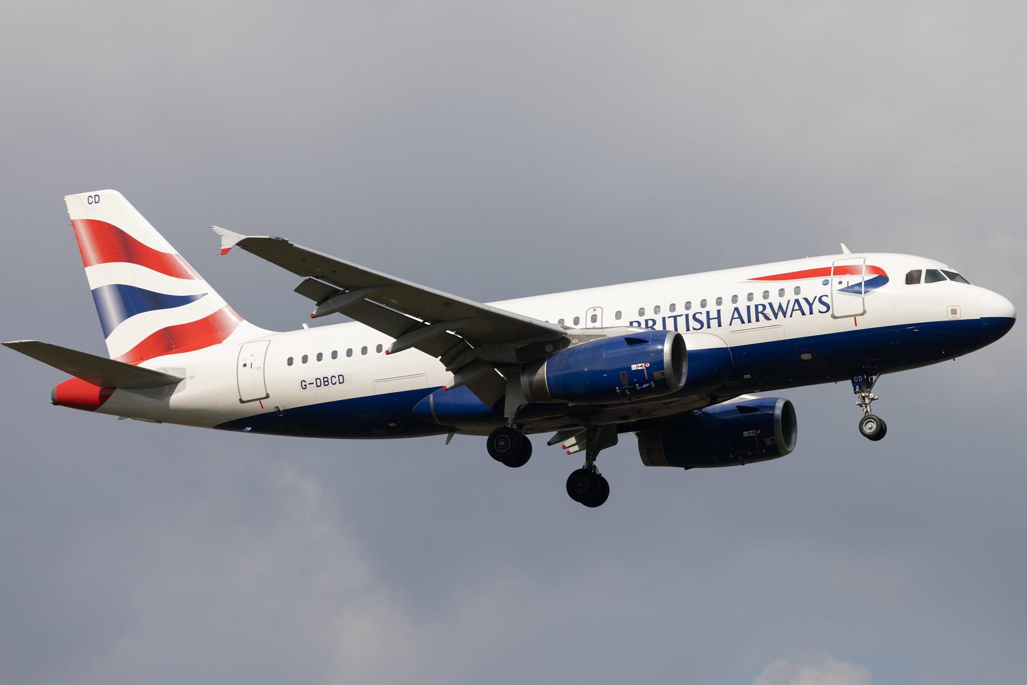 London Heathrow: British Airways (BA / BAW) | Airbus A319-131 A319 | G-DBCD | MSN 2389