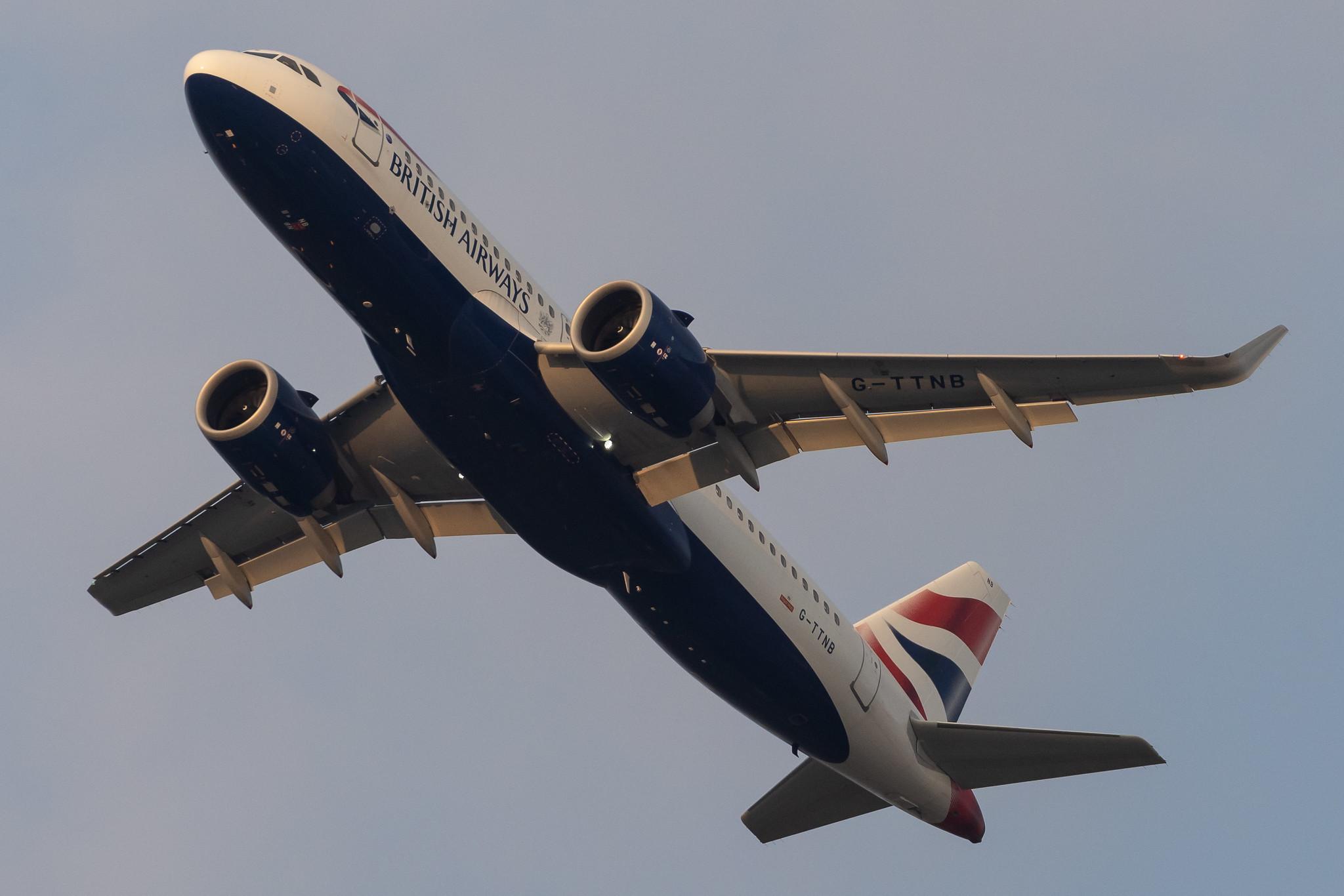 London Heathrow: British Airways (BA / BAW) | Airbus A320-251N A20N | G-TTNB | MSN 8139