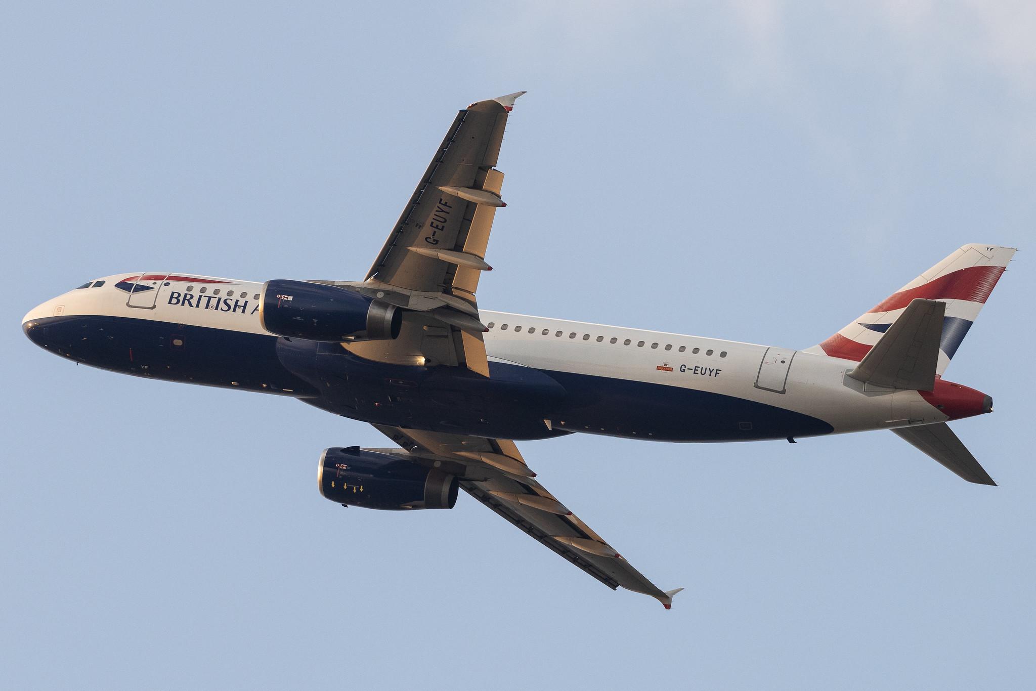 London Heathrow: British Airways (BA / BAW) | Airbus A320-232 A320 | G-EUYF | MSN 4185