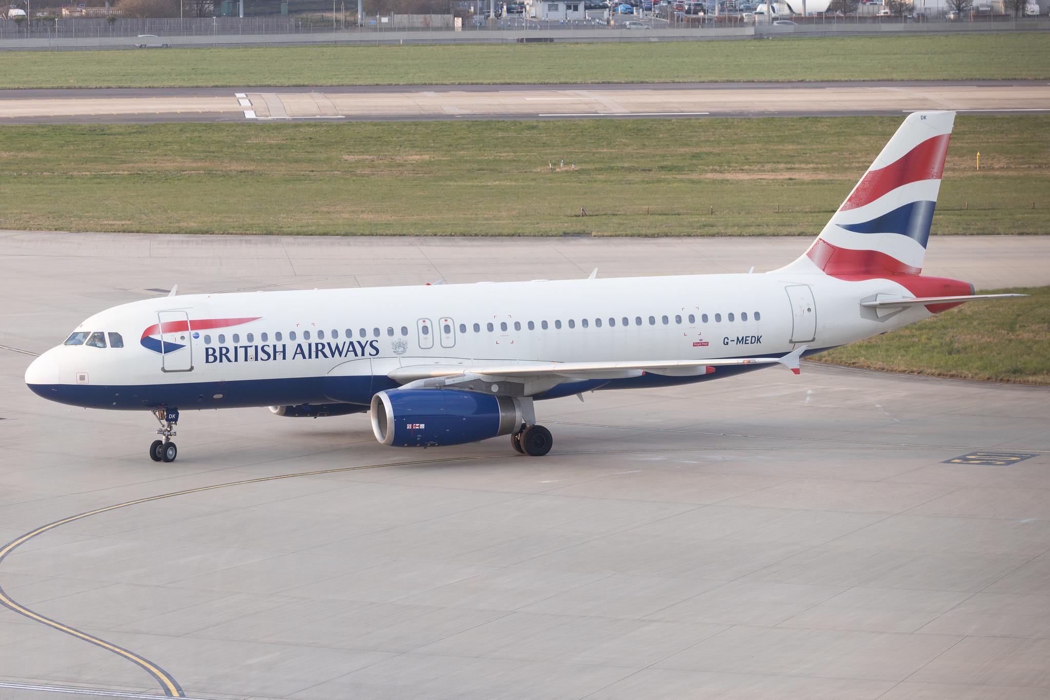London Heathrow: British Airways (BA / BAW) | Airbus A320-232 A320 | G-MEDK | MSN 2441