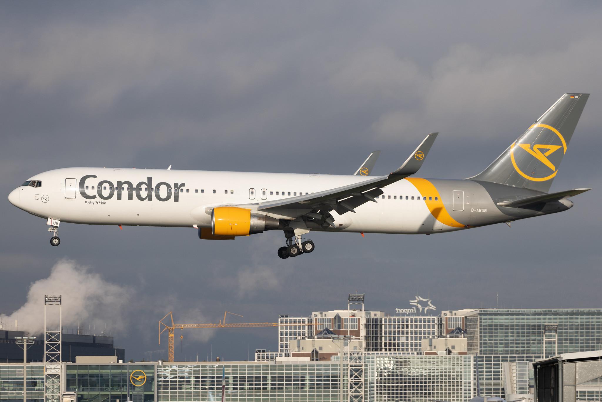 Frankfurt Airport: Condor (DE / CFG) | Boeing 767-330(ER) B763 | D-ABUB | MSN 26987