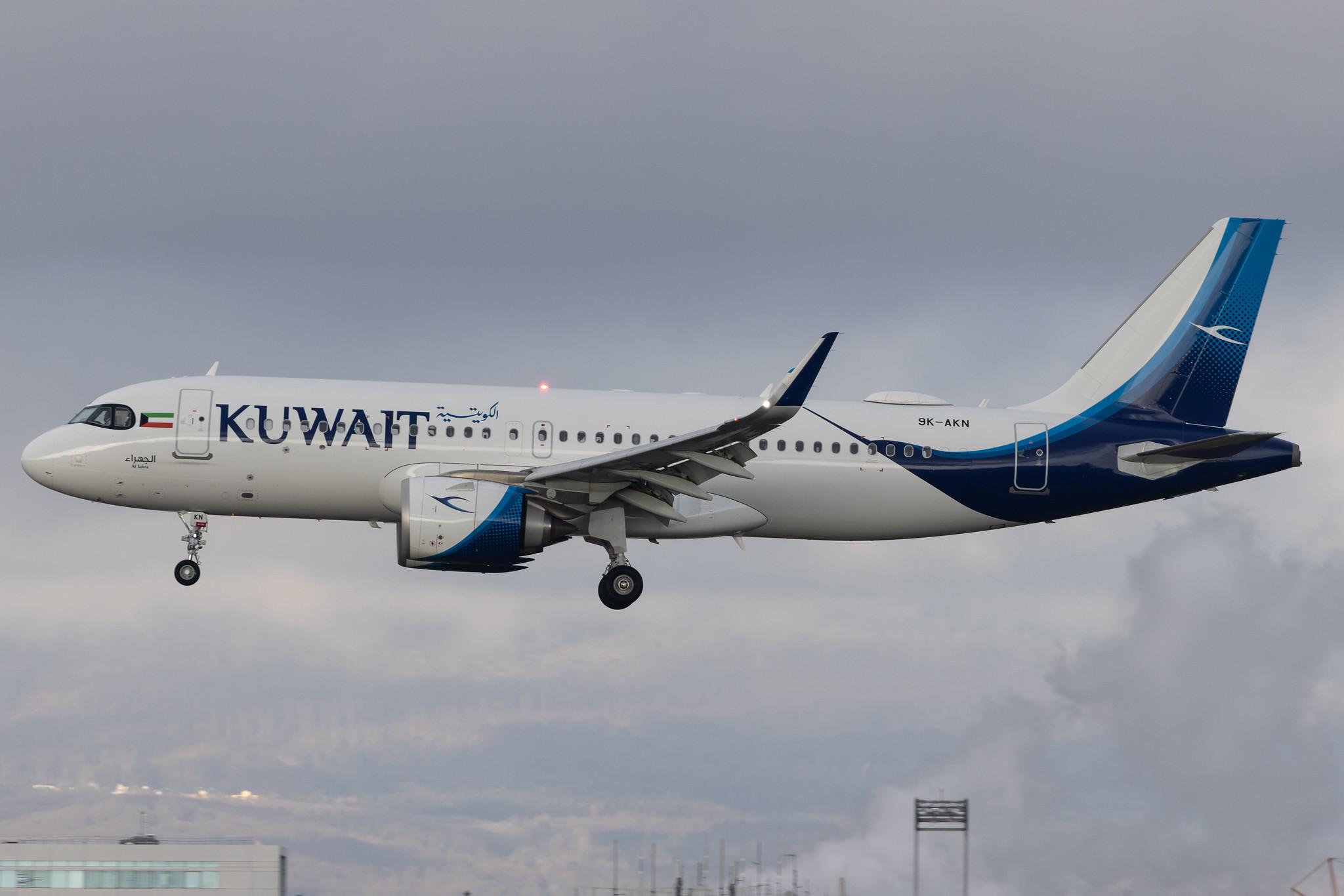 Frankfurt Airport: Kuwait Airways (KU / KAC) |  Airbus A320-251N A20N | 9K-AKN | MSN 9303