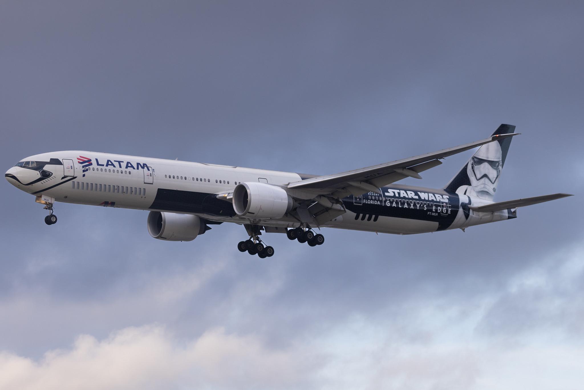 Frankfurt Airport: LATAM Airlines (LA / LAN) | Livery: Star Wars-Galaxy's Edge Livery | Operator: LATAM Brasil | Boeing 777-32W(ER) B77W | PT-MUA | MSN 37664