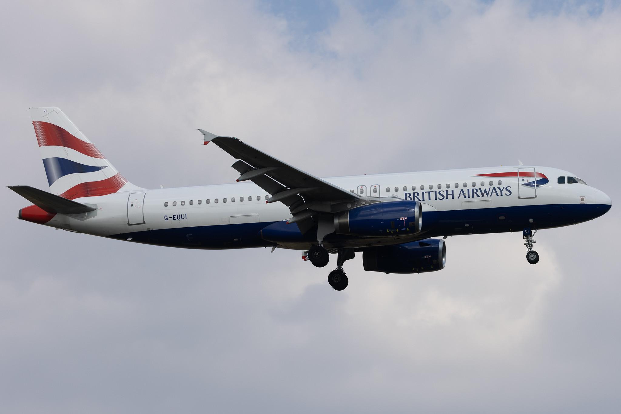London Heathrow: British Airways (BA / BAW) | Airbus A320-232 A320 | G-EUUI | MSN 1871