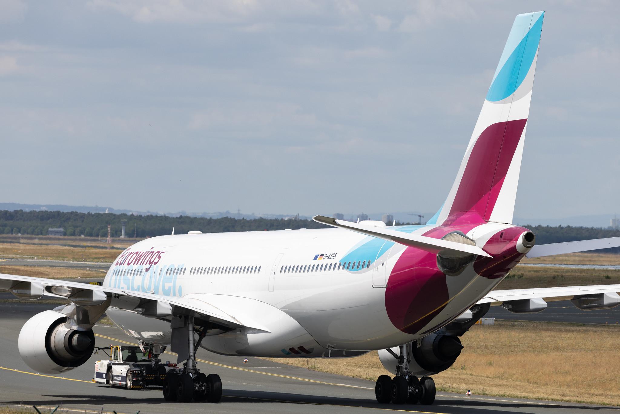 Frankfurt Airport: Eurowings Discover (4Y / OCN) |  Airbus A330-203 A332 | D-AXGB | MSN 0684