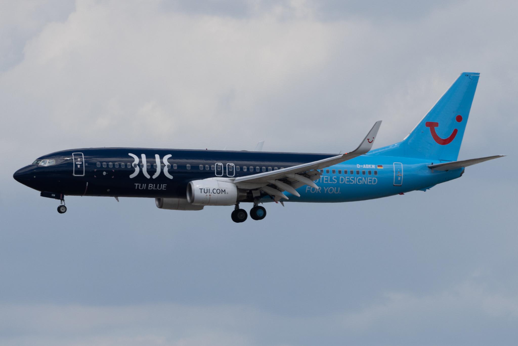 Frankfurt Airport: TUI (X3 / TUI) | Livery: TUI Blue Livery | Operator: TUI fly | Boeing 737-86J B738 | D-ABKM | MSN 37755