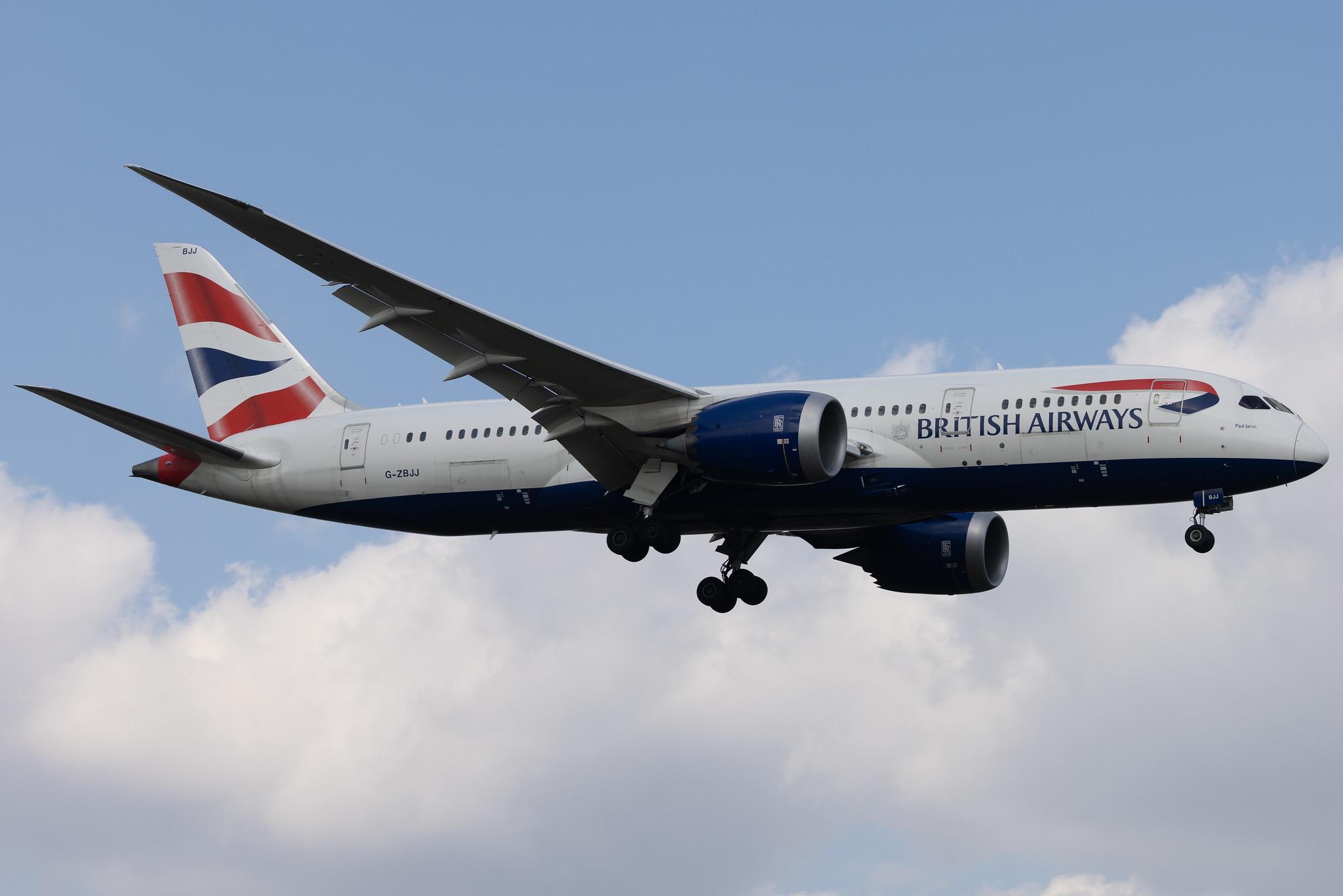 London Heathrow: British Airways (BA / BAW) | Boeing 787-8 Dreamliner B788 | G-ZBJJ | MSN 60629