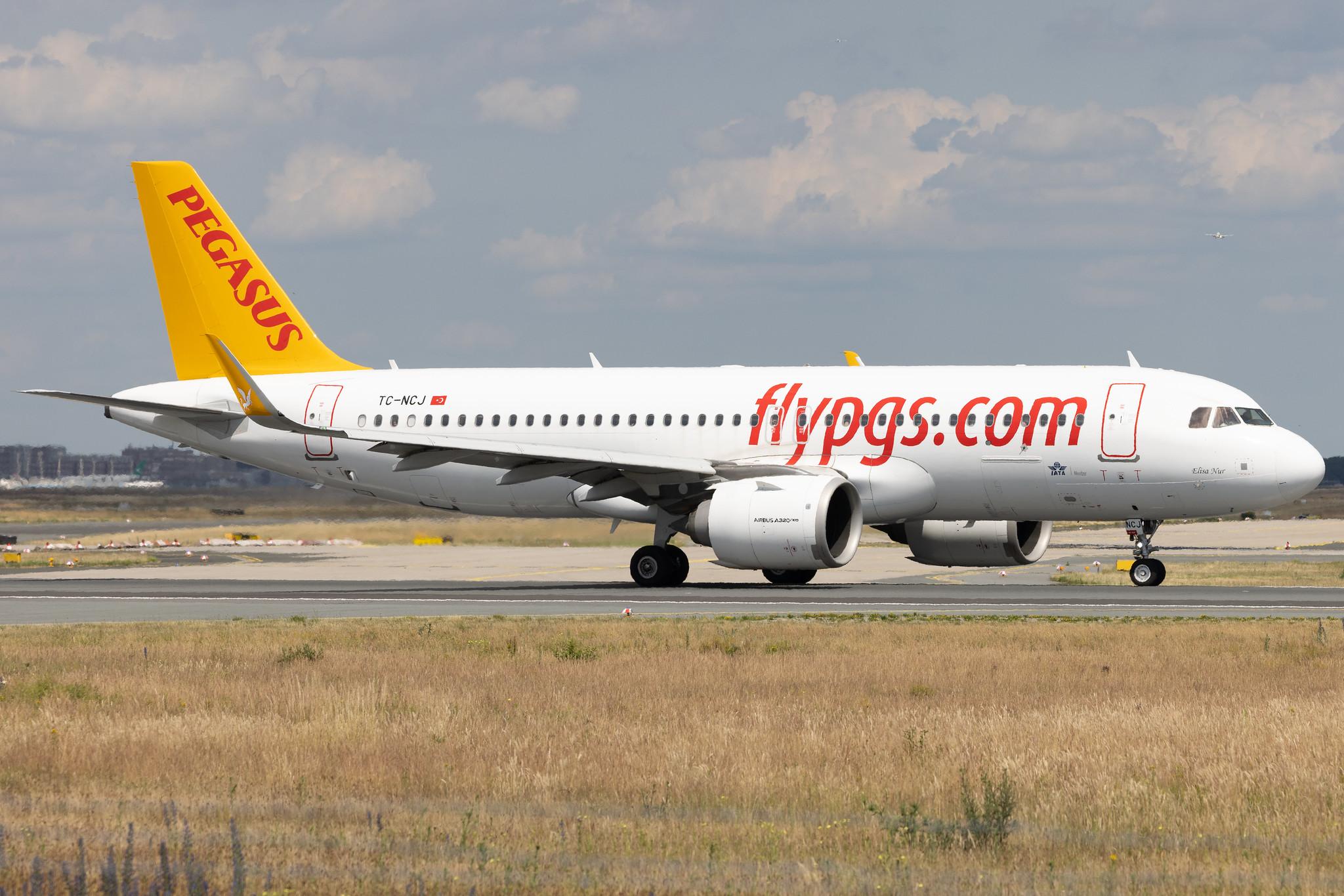 Frankfurt Airport: Pegasus (PC / PGT) | Operator: Pegasus Airlines |  Airbus A320-251N A20N | TC-NCJ | MSN 09307