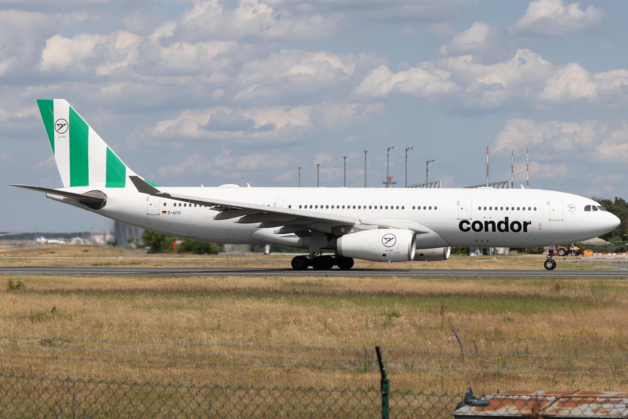 Frankfurt Airport: Condor (DE / CFG) | Airbus A330-243 A332 | D-AIYD | MSN 991