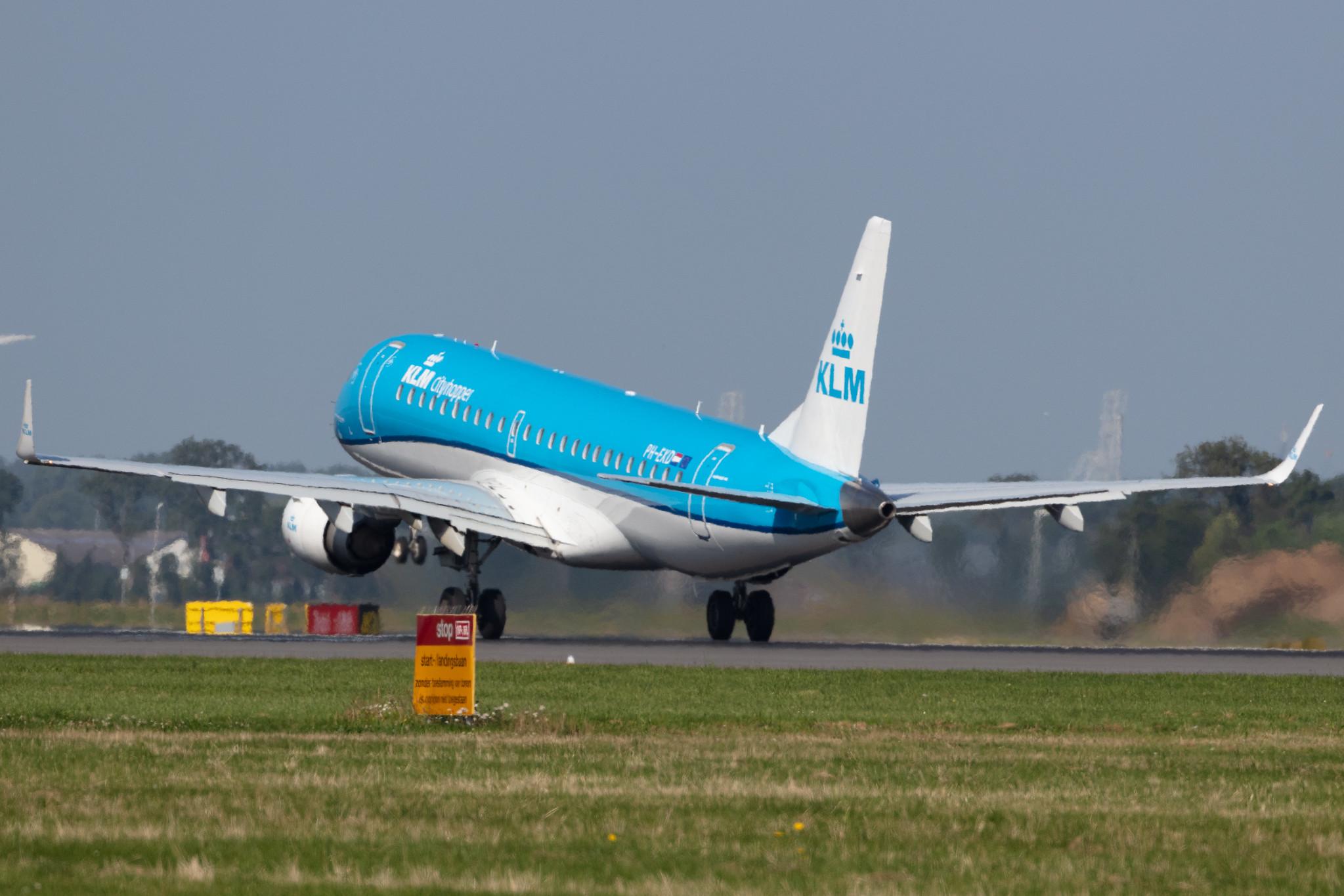 Amsterdam Schiphol: KLM (KL / KLM) | Operator: KLM Cityhopper |  Embraer E190STD E190 | PH-EXD | MSN 19000661