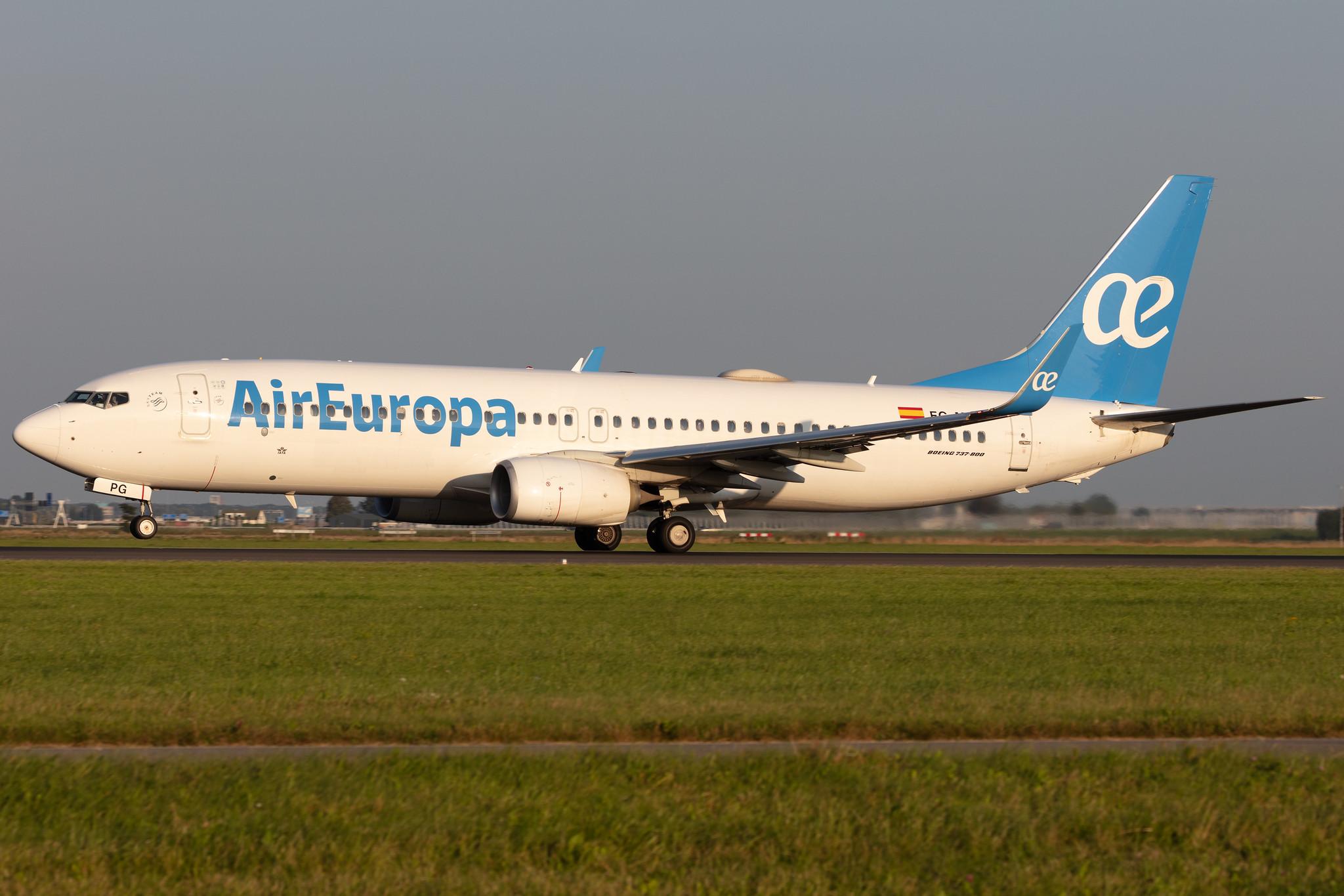Amsterdam Schiphol: Air Europa (UX / AEA) |  Boeing 737-85P B738 | EC-MPG | MSN 60586